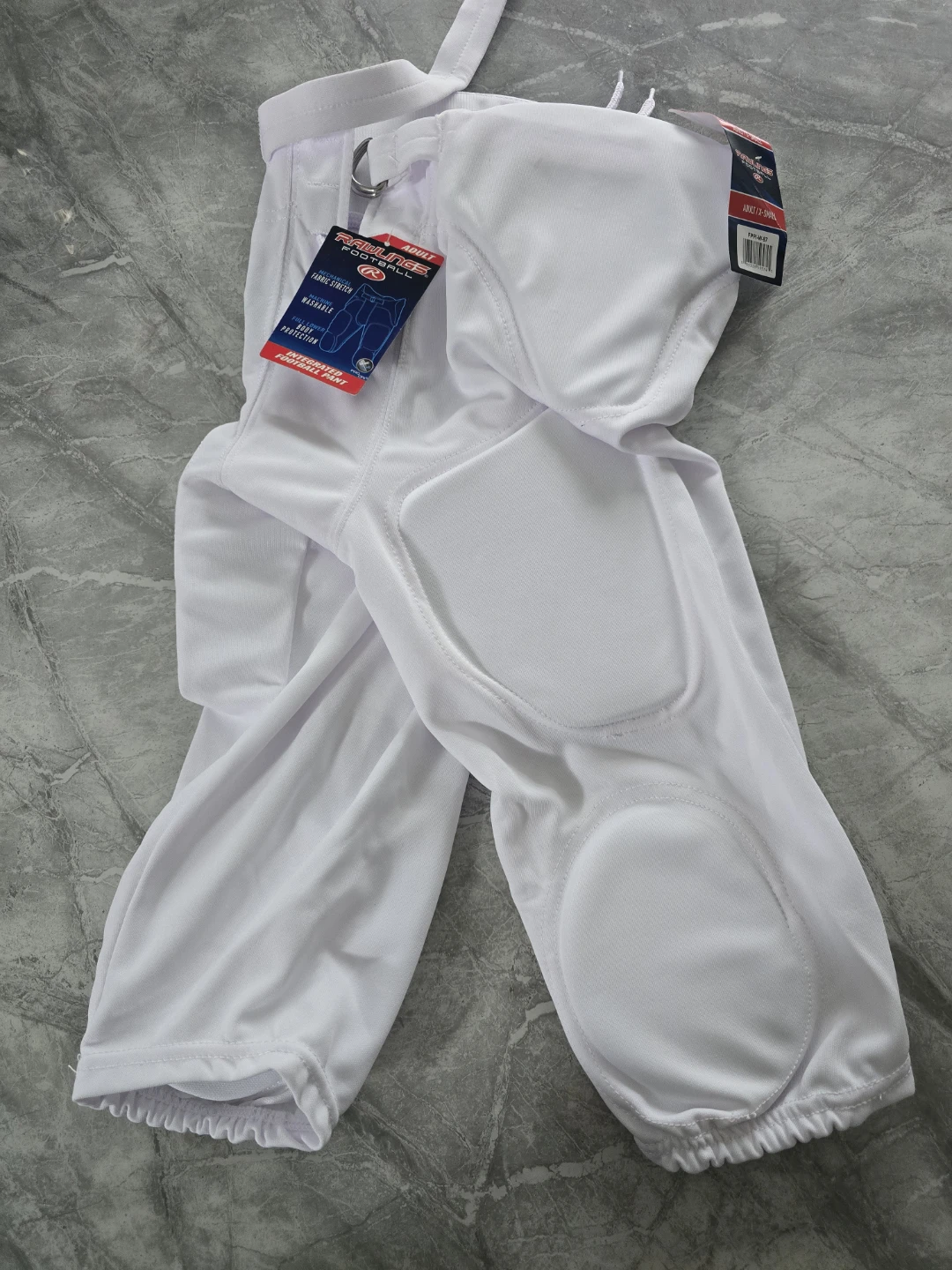 Xs-.Rawlings White Football Pants with Integrated Pads - photo 3