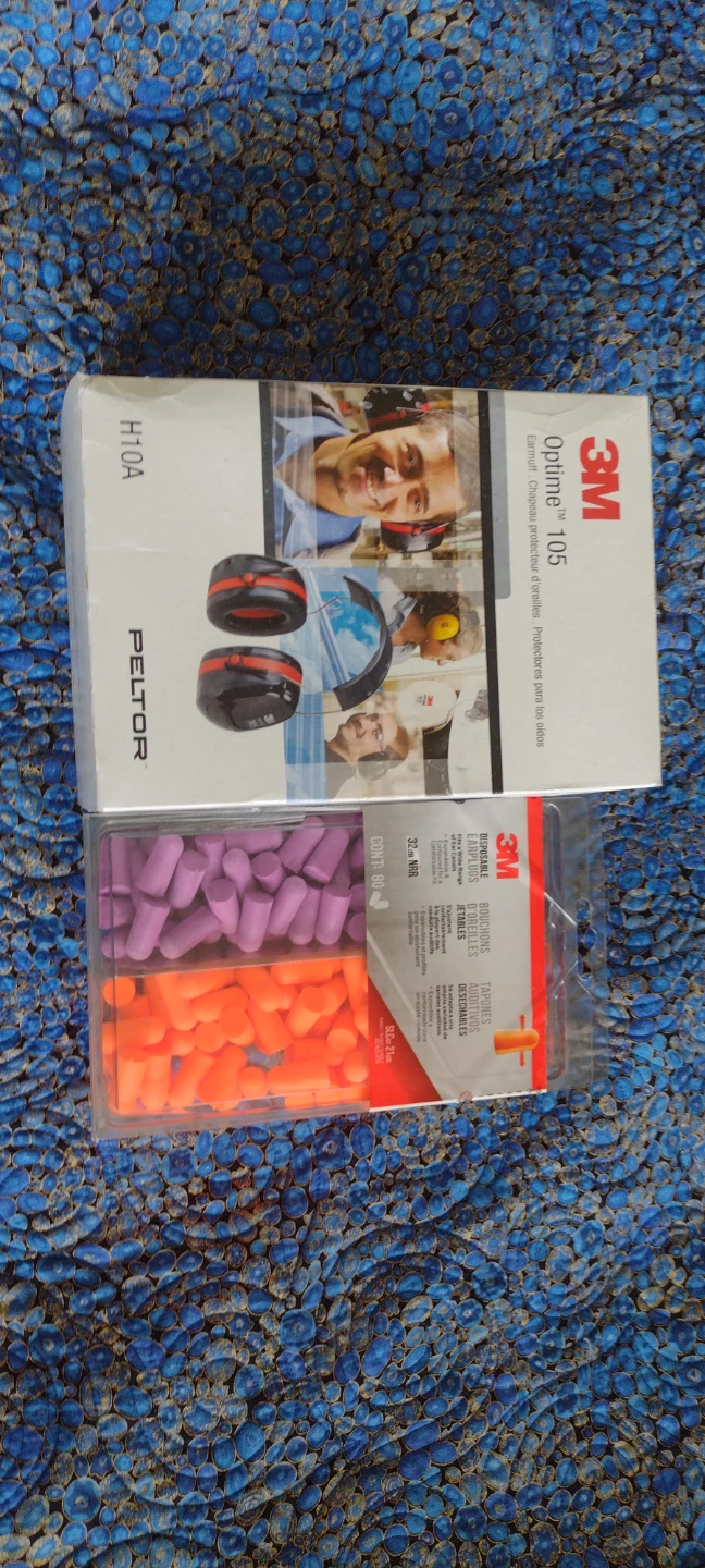 3M Peltor OptimE 105 Earmuffs and Earplugs