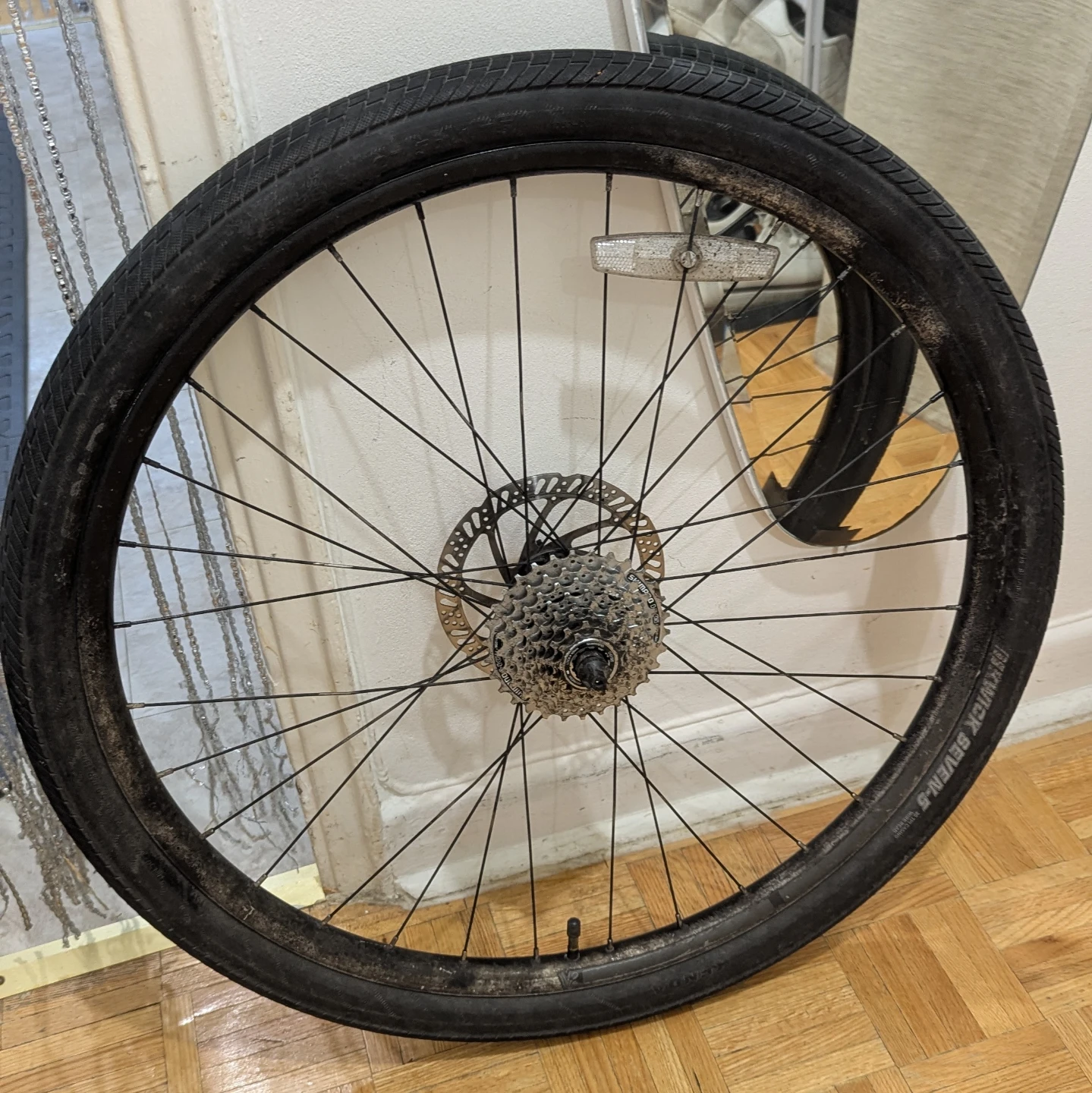 27.5x1.75 (45-584) REAR Wheel Used Bike Bicycle with brake disc
