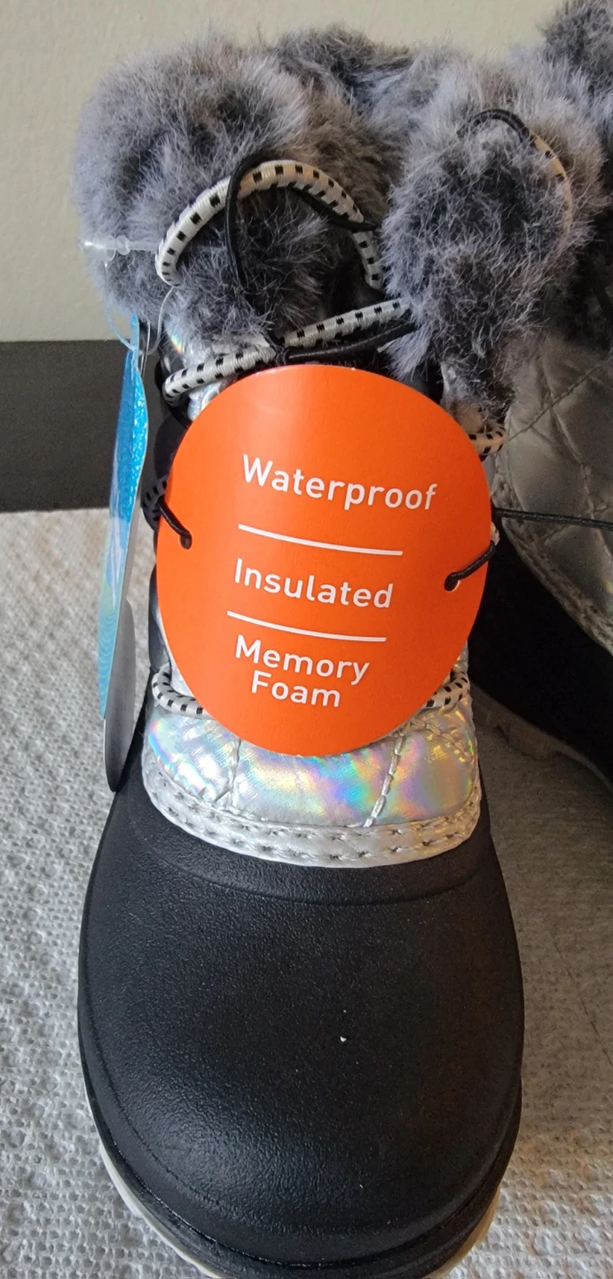 Ozark Trail Waterproof Insulated Snow Boots Toddler Size 7 - photo 3