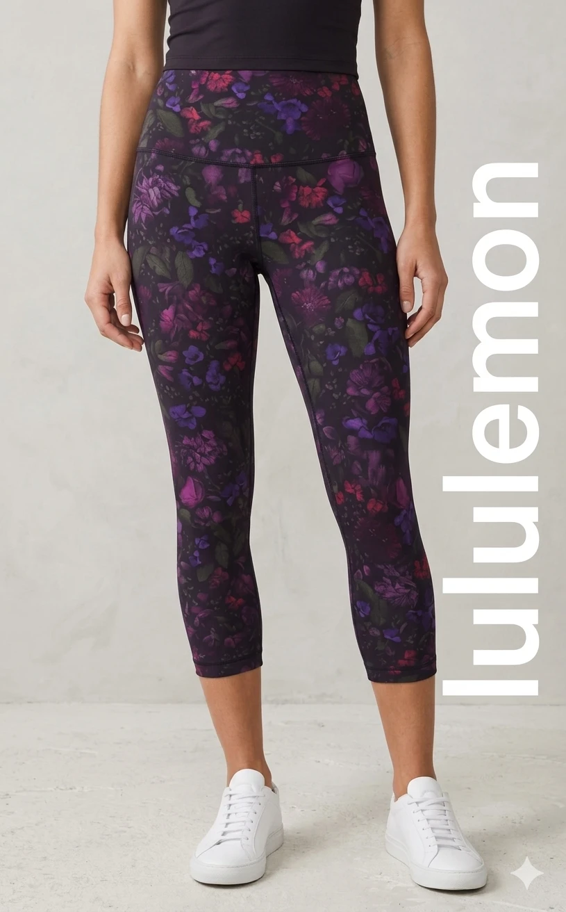 Lululemon Floral Capris