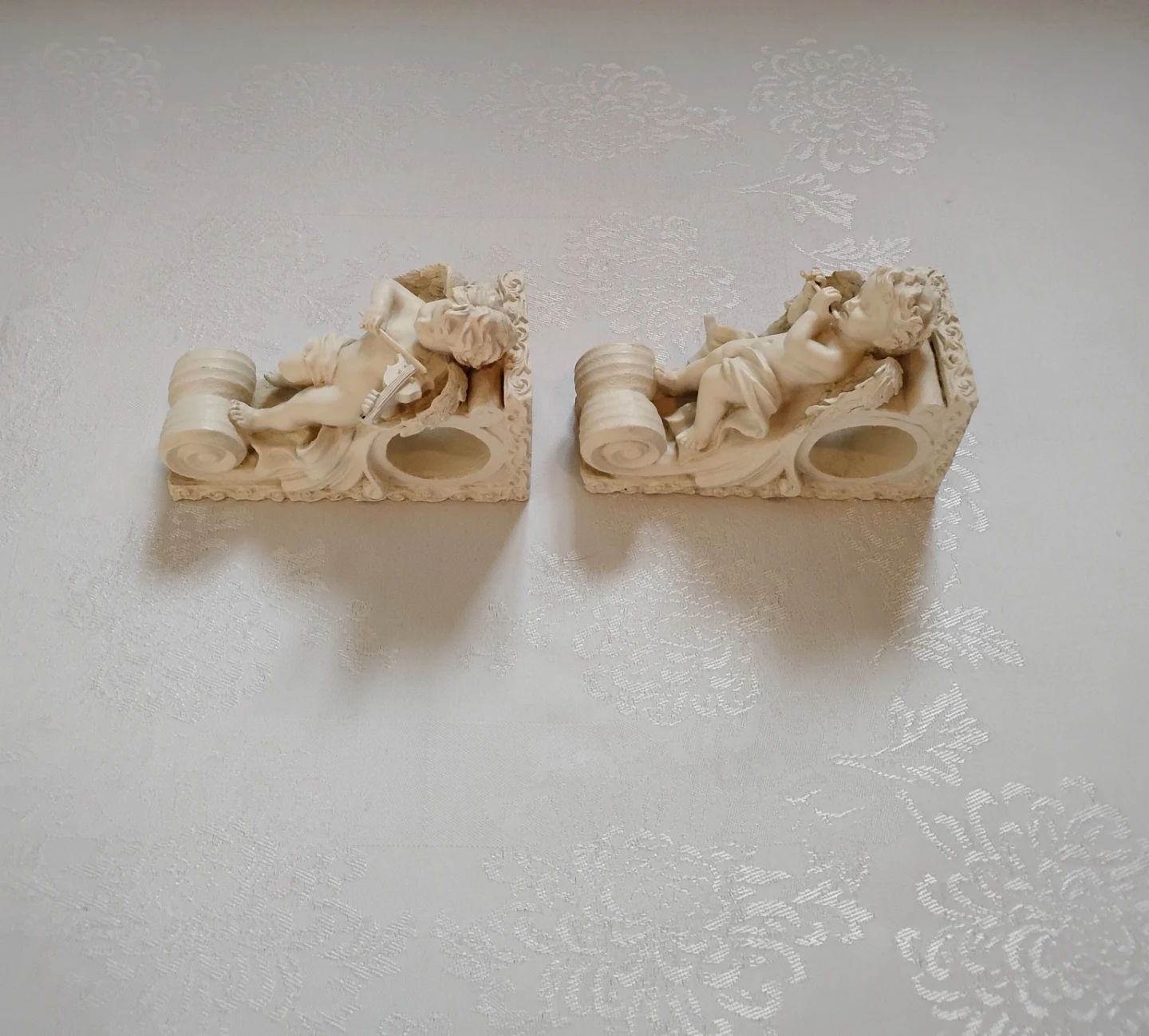 Cherubim Curtain Rod Bracket Set - photo 2