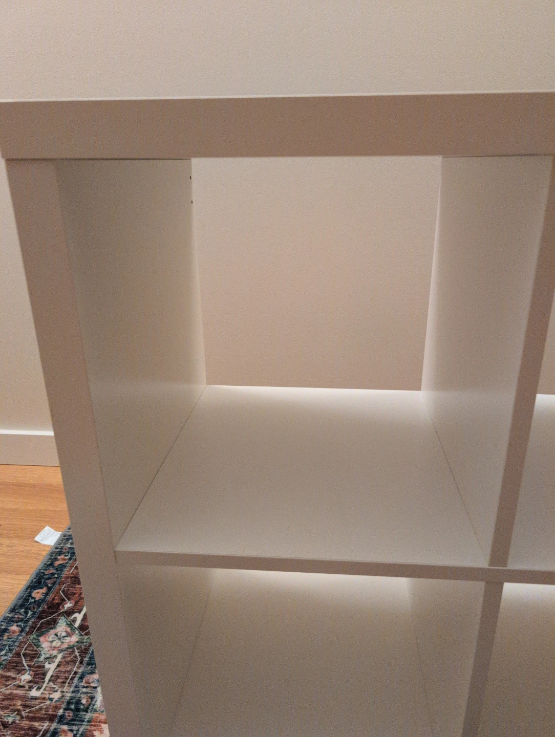 IKEA White 4-Cube Storage Unit - photo 3