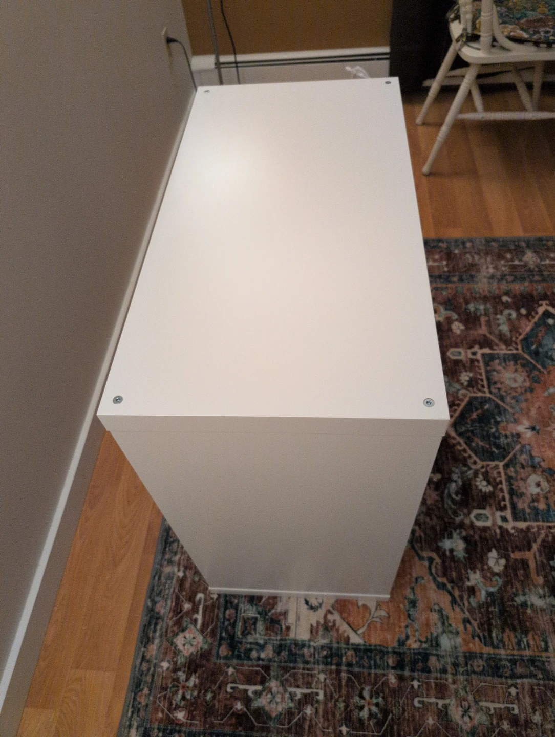 IKEA White 4-Cube Storage Unit - photo 4