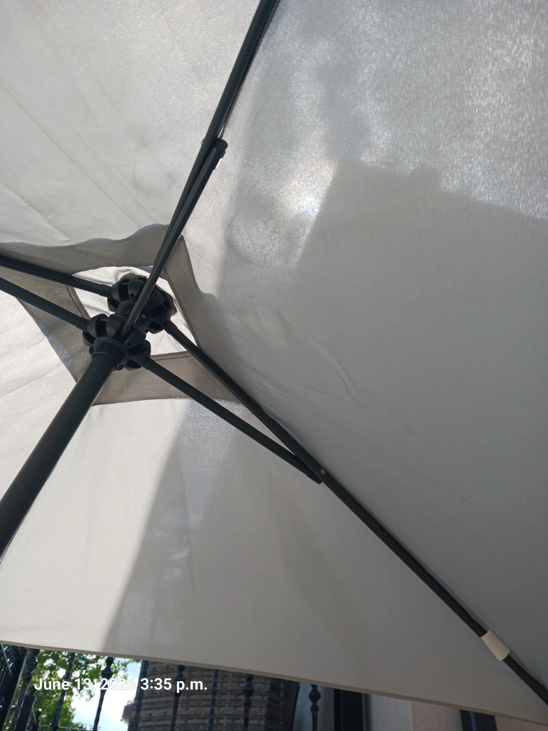 Grey Outdoor Patio Umbrella - photo 4