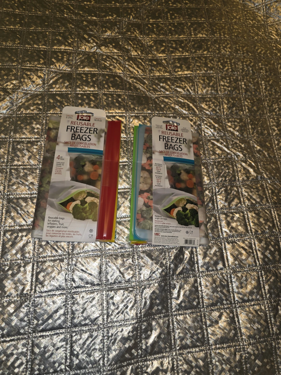 ⚽ New, Unopened Reusable Freezer Bags (4-pack)