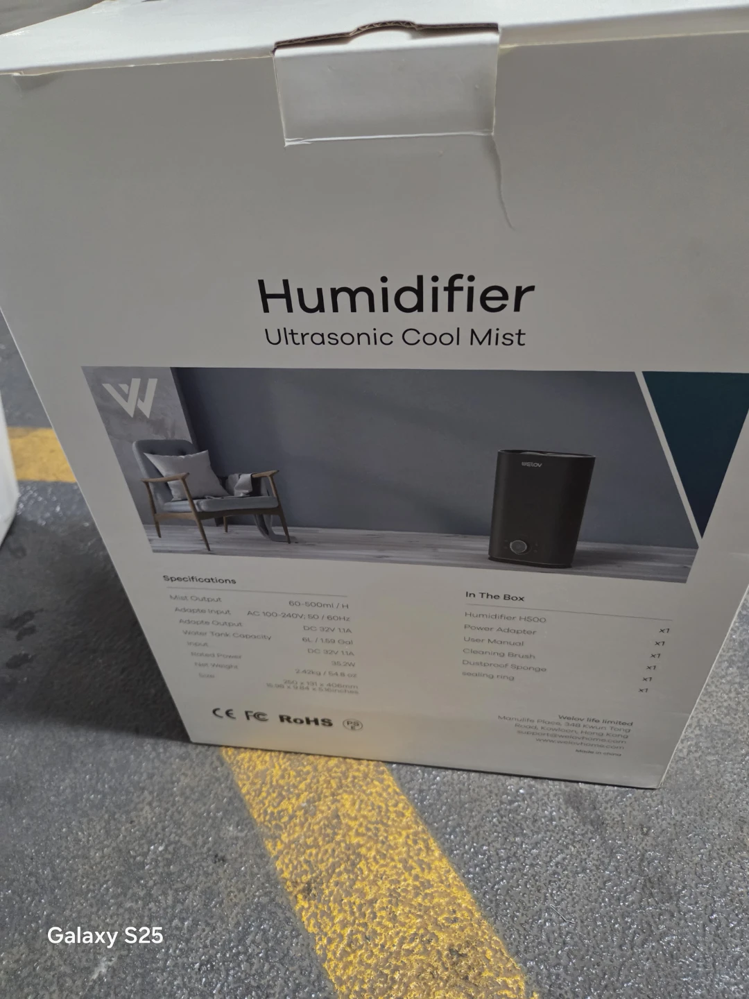 WELOV H500 Ultrasonic Cool Mist Humidifier - photo 3