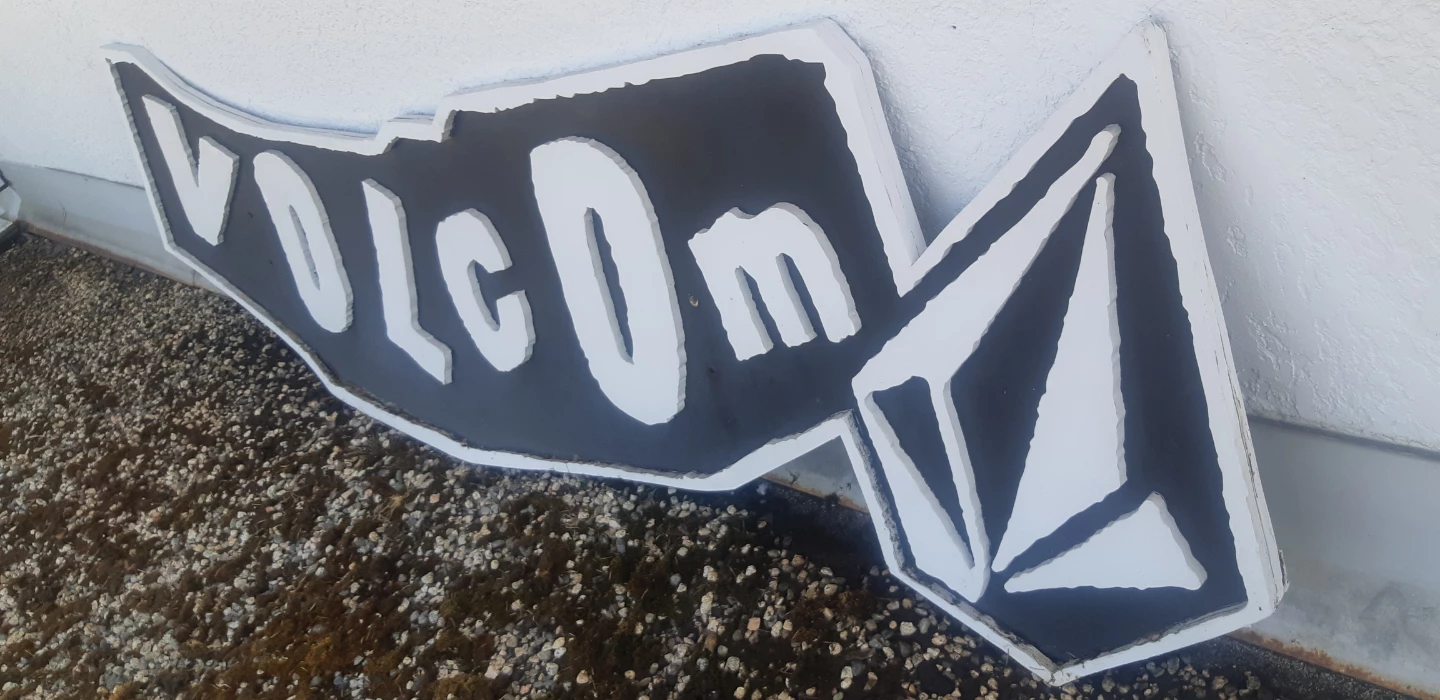 LARGE Volcom (Wooden) Wall Sign - photo 3