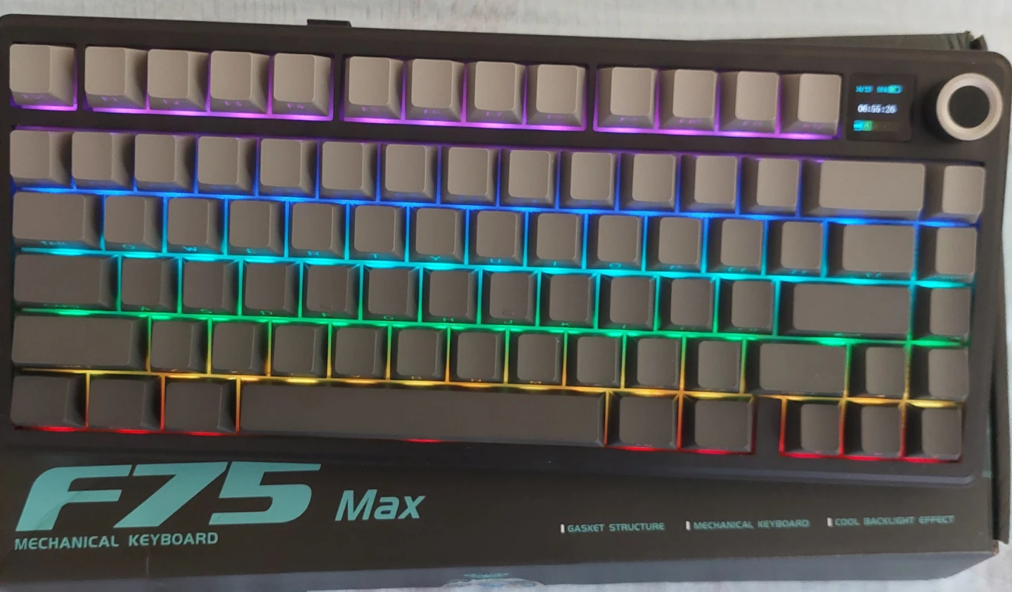 Aula F75 Max mechanical keyboard - photo 2