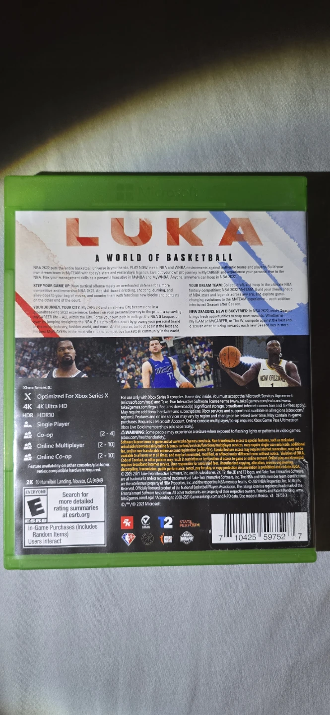 NBA2K 22 - Xbox Series X - photo 2