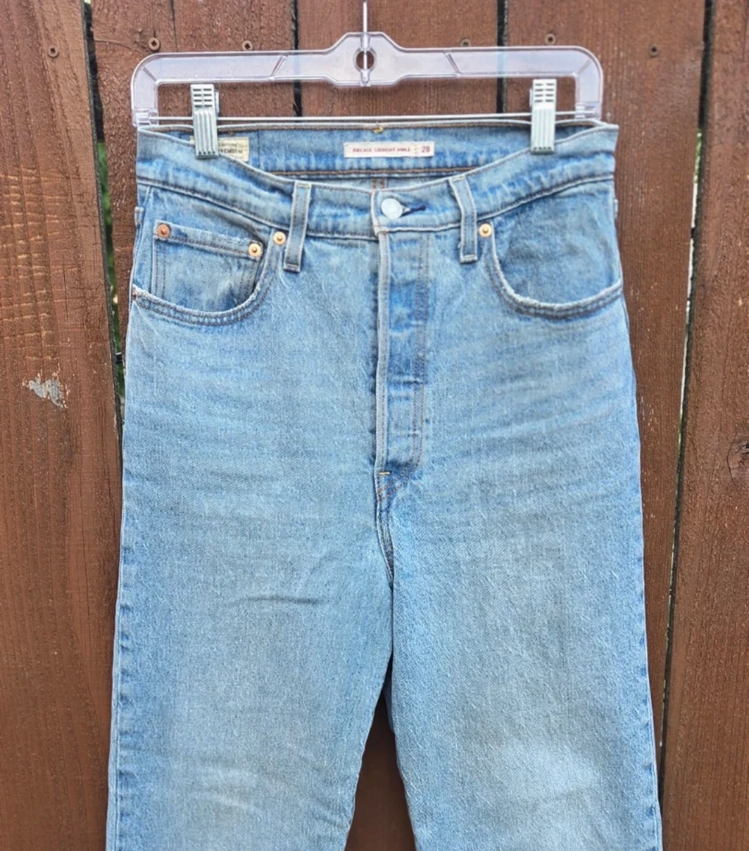 Levi's Premium Ribcage Straight Ankle Jeans Size 28