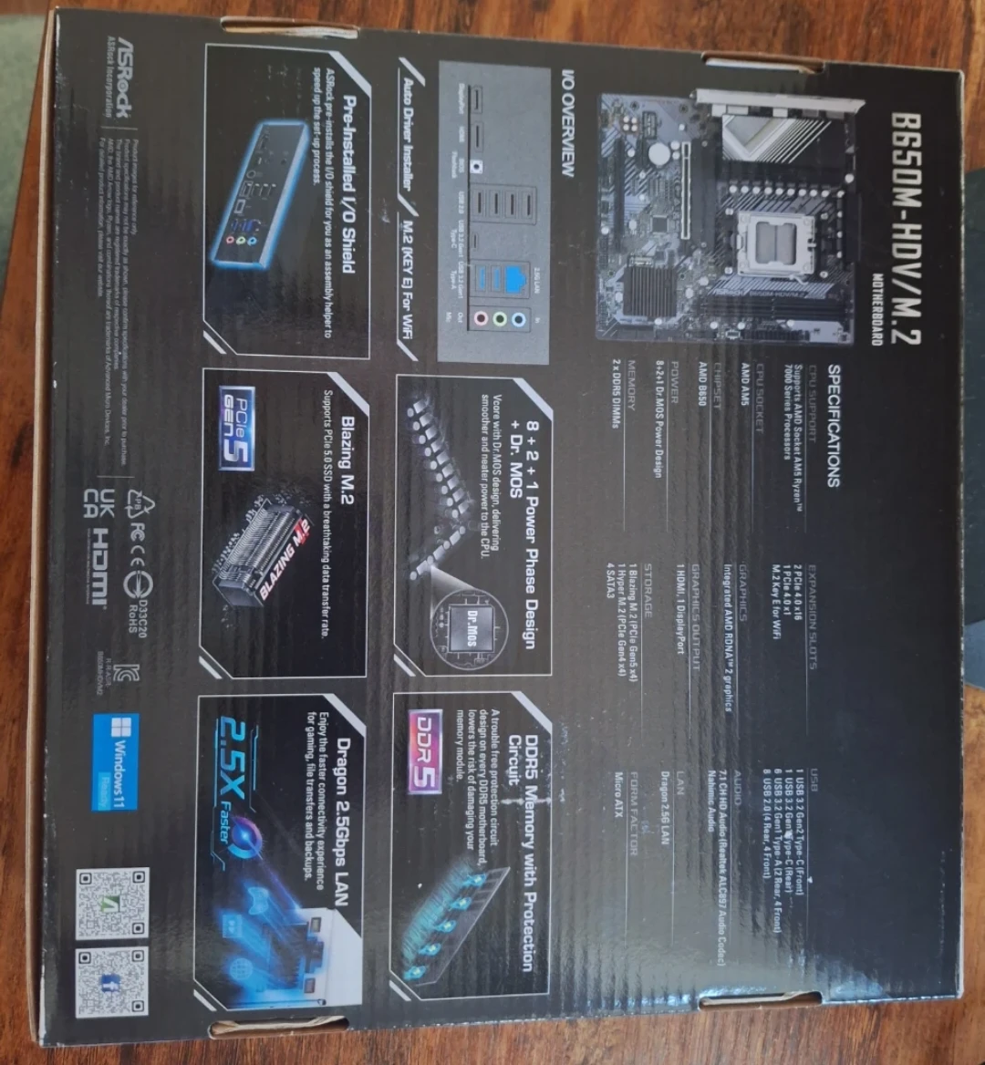 ASRock B650M-HDV/M.2 Motherboard - photo 3