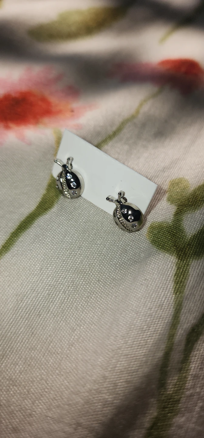 Cute Ladybug Stud Earrings