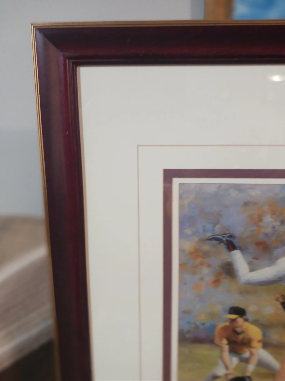Framed Baseball Art Print by Micarelli '92 - photo 2