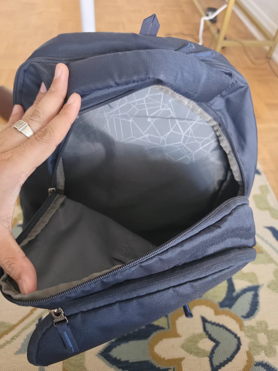 American Tourister Navy Blue Backpack - photo 3