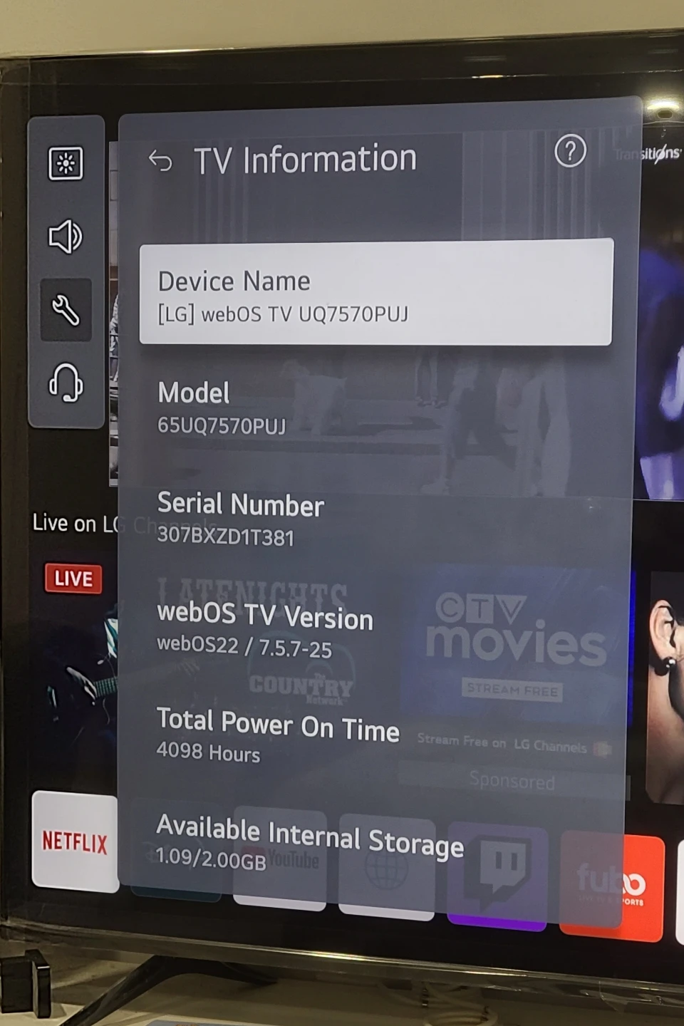 LG webOS TV UQ7570PUJ - photo 4