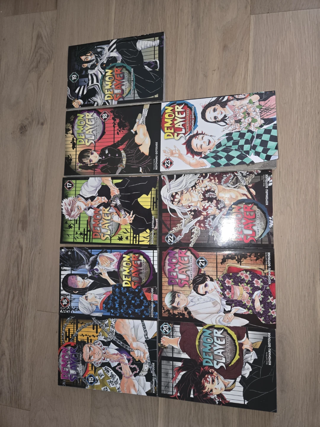 Demon Slayer Manga Volumes 15-23