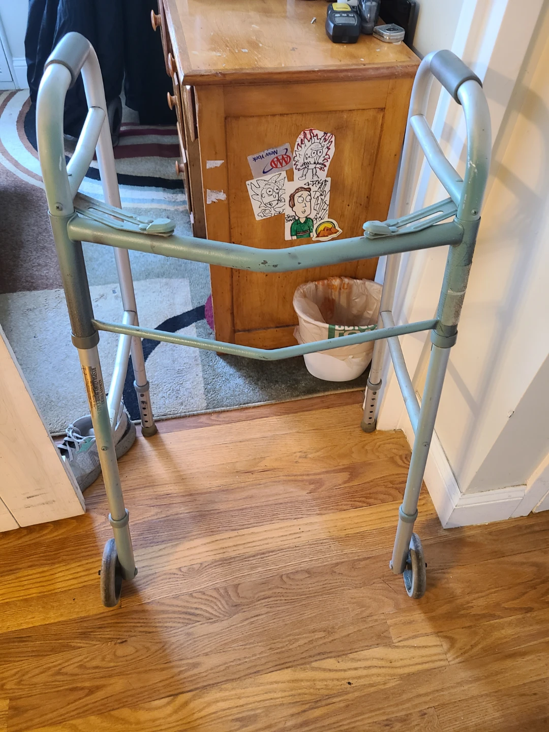 Folding Walker with Wheels - photo 2