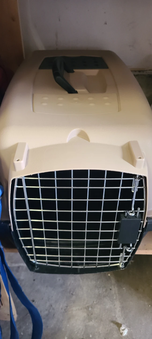 Light Tan Pet Carrier