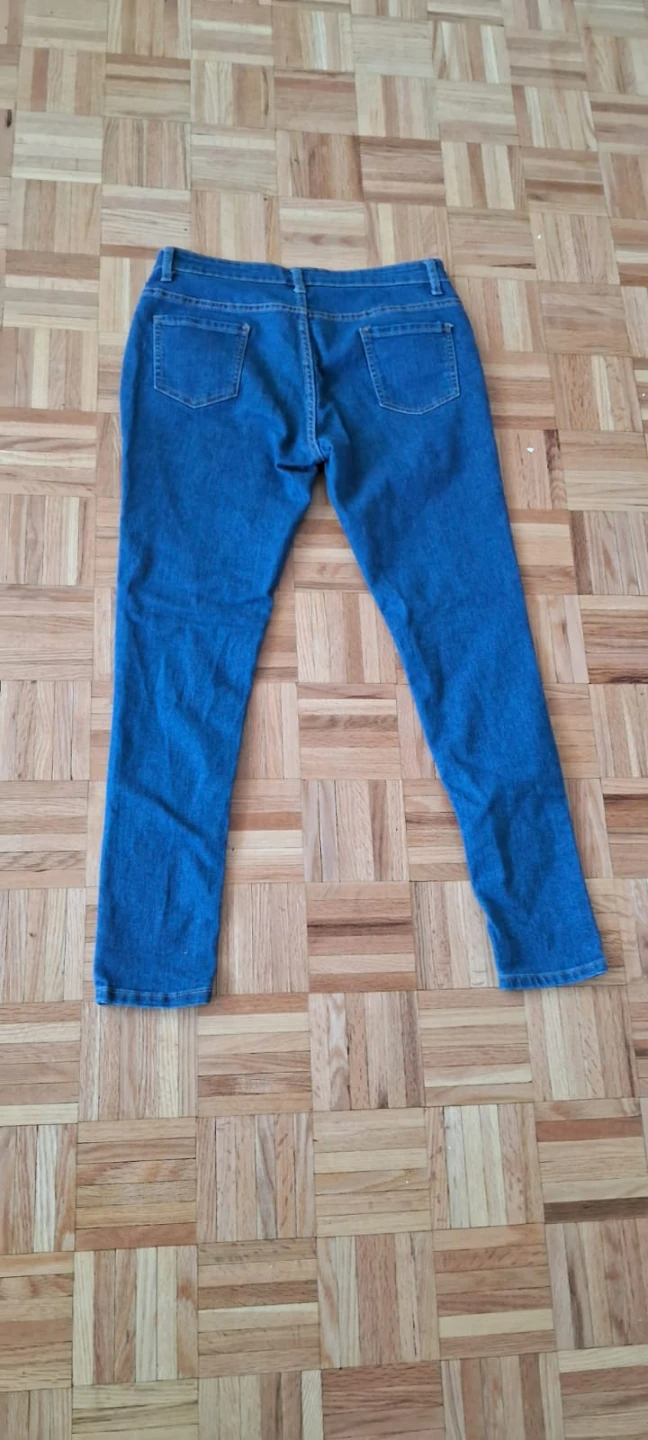 Dark blue low rise skinny jean - photo 2