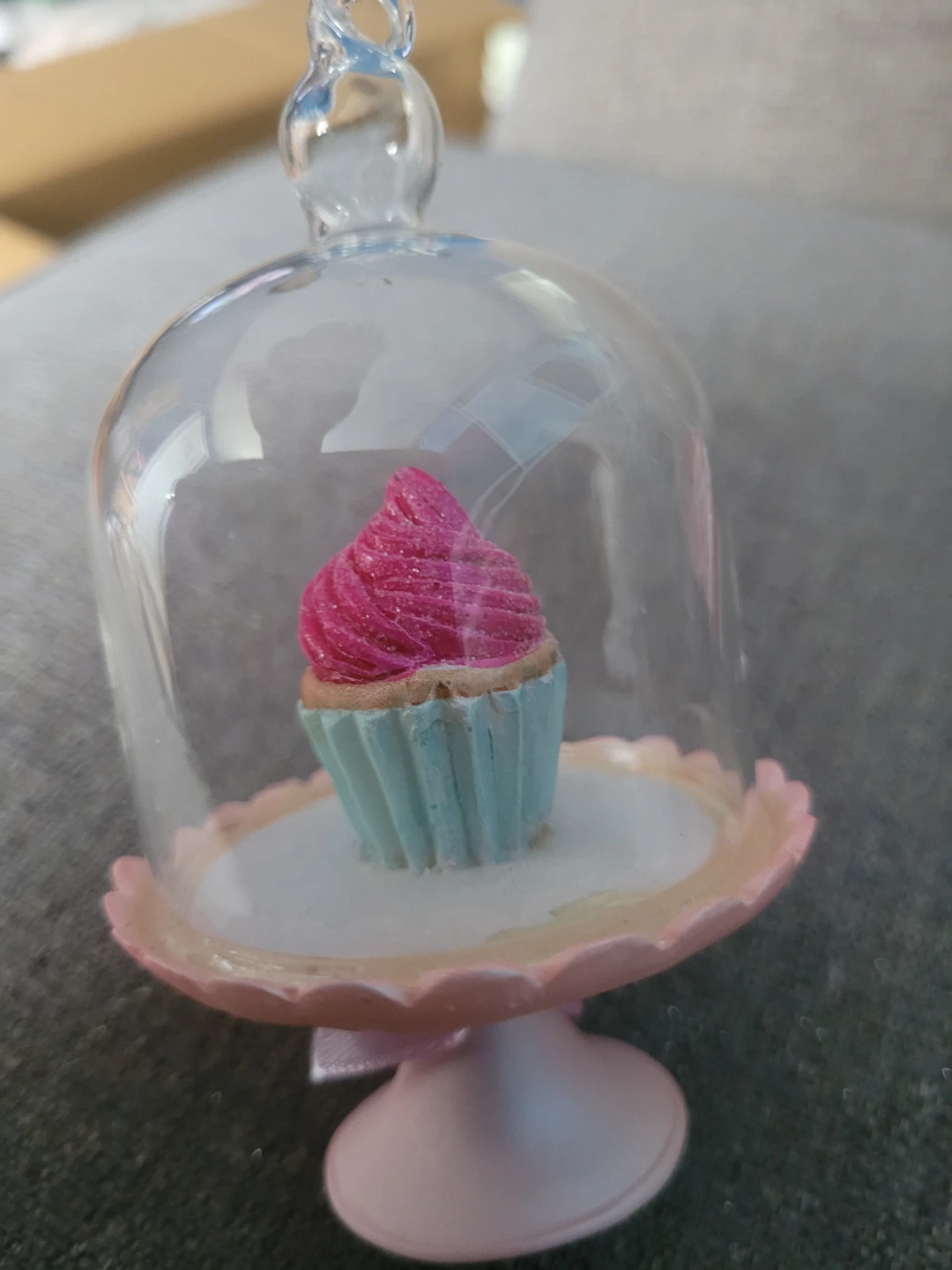 Glass Dome Cupcake Ornament - photo 4