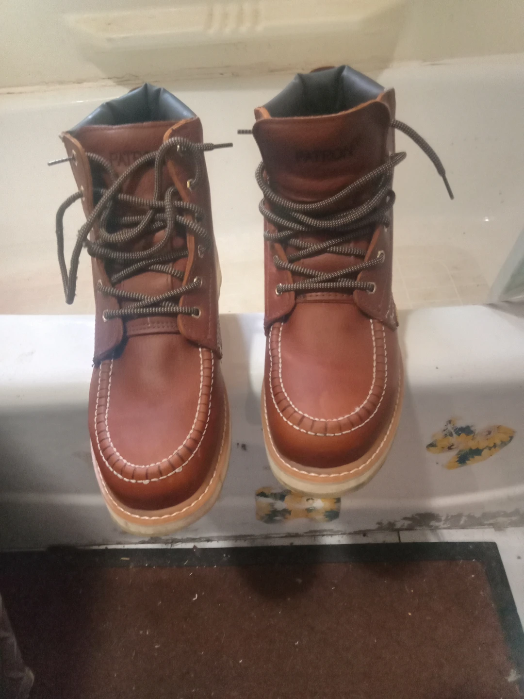 Patron Boots Men's Size 12 Brown Leather - photo 3