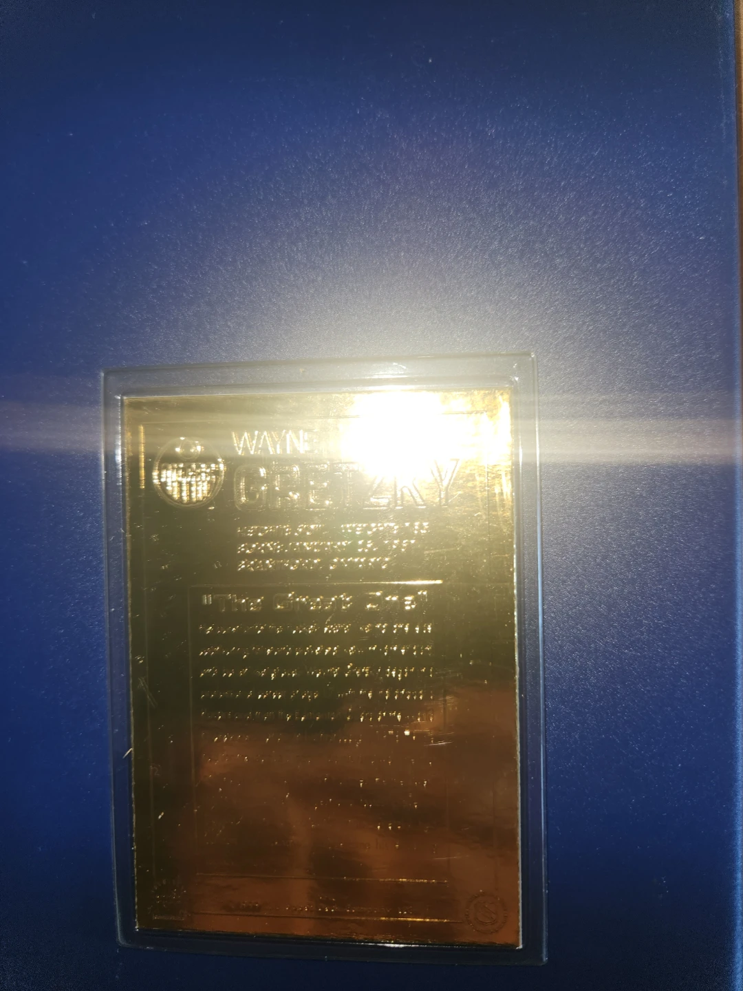 Wayne Gretzky 22kt Gold Rookie and Career Cards - photo 5
