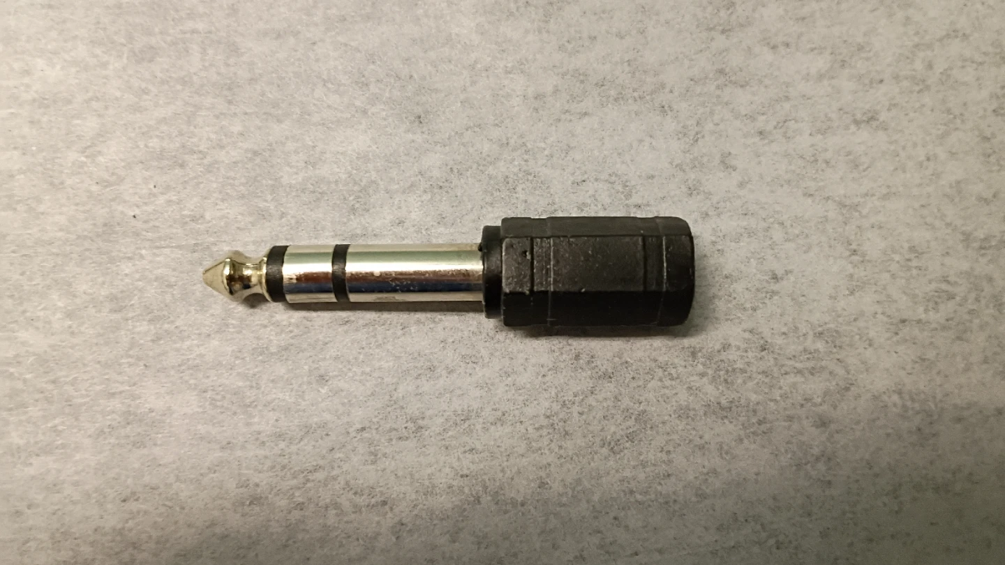 Audio Adapter 6.35mm to 3.5mm