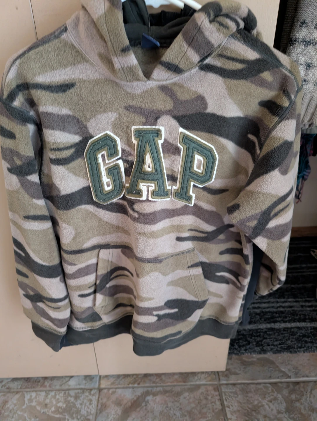 GAP Camo Fleece Hoodie