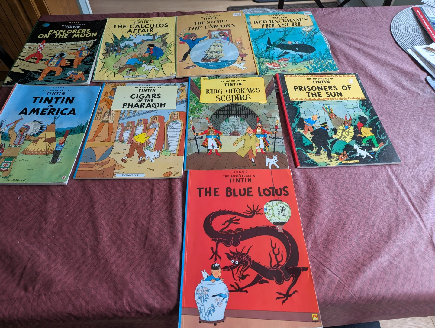 The Adventures of Tintin Books