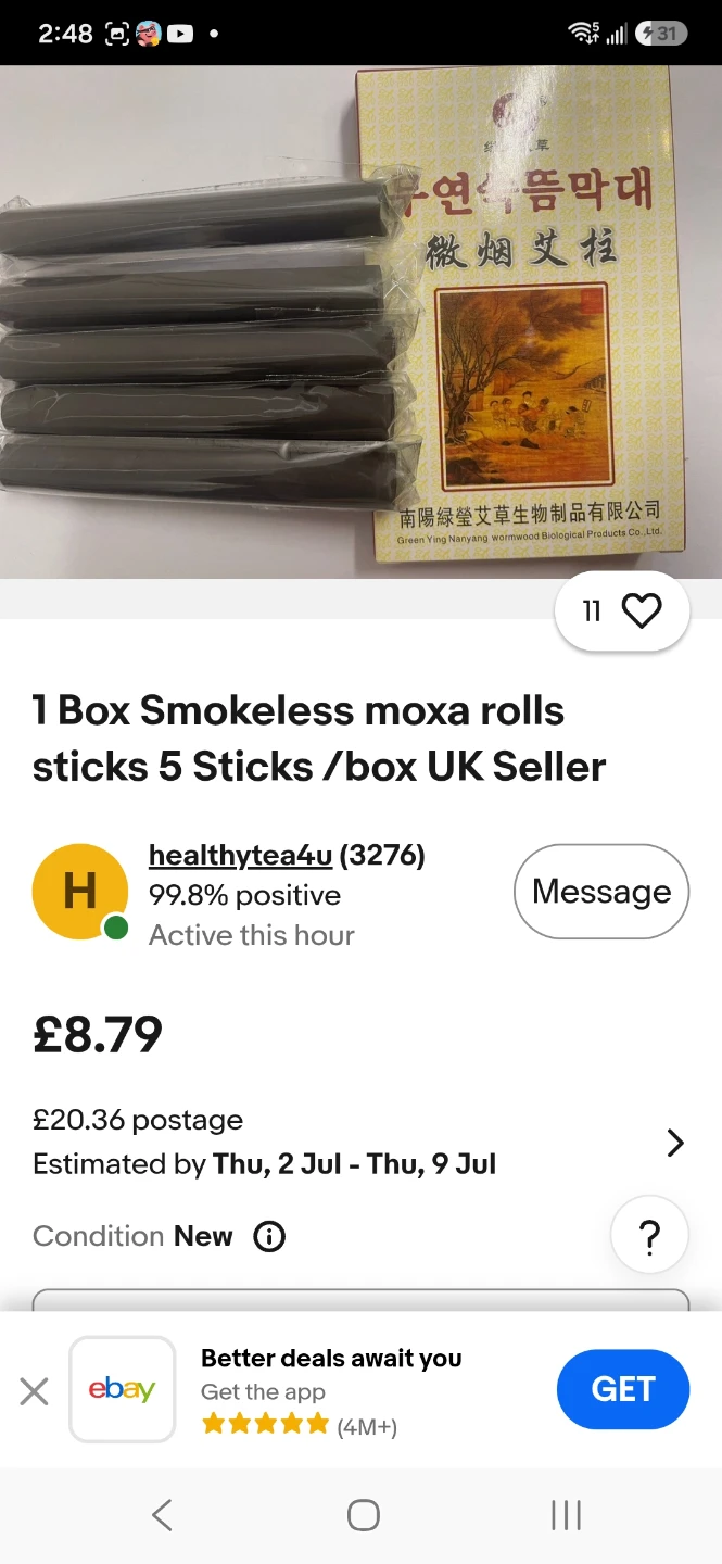 Smokeless Moxa Rolls - photo 5