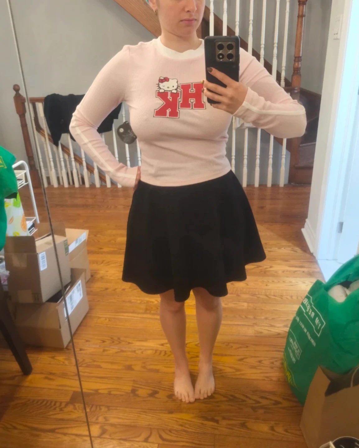 Hello Kitty HK Graphic Long Sleeve Shirt - photo 3