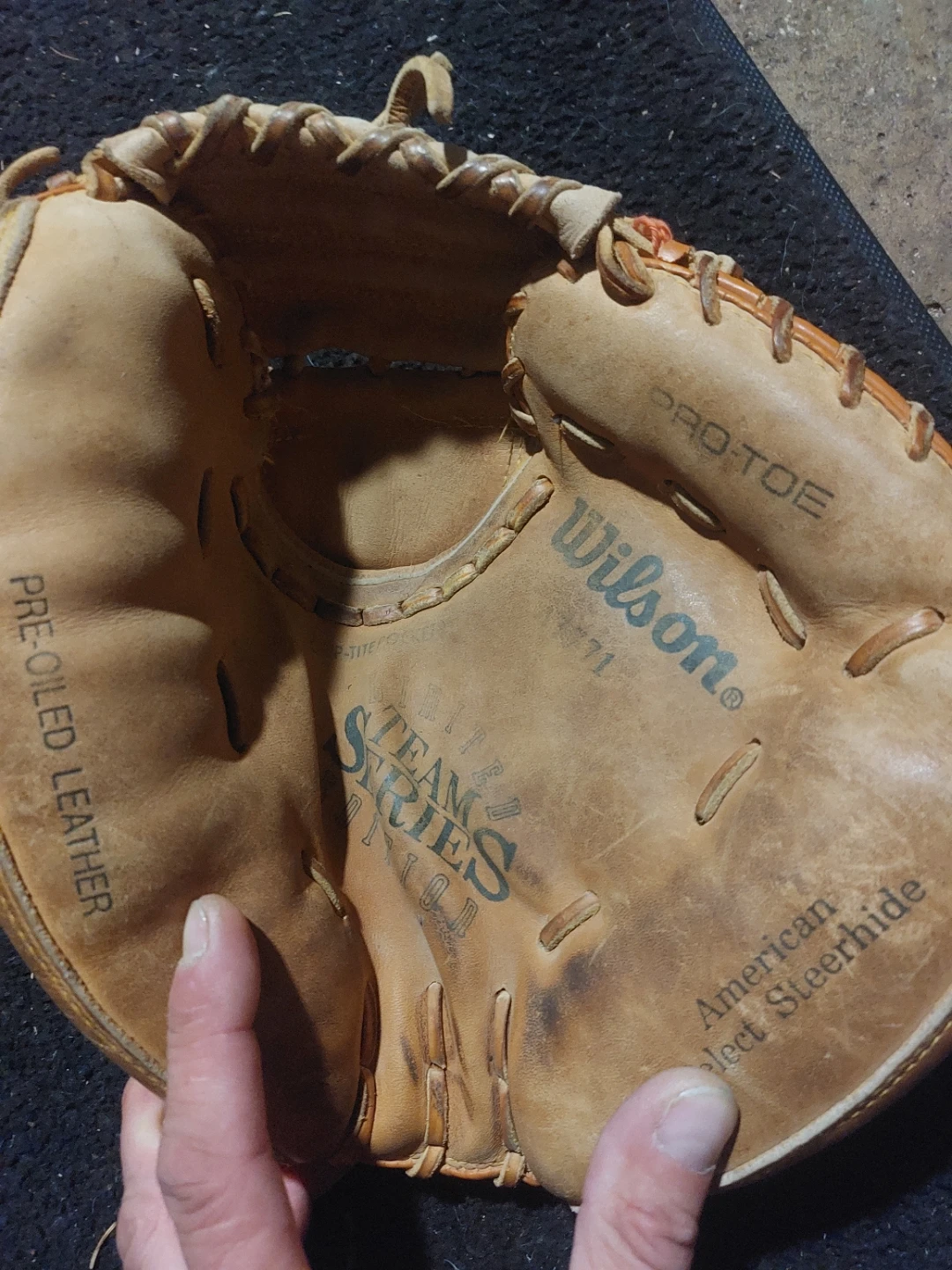 Wilson Team Series Pro-Toe Baseball Glove - photo 2