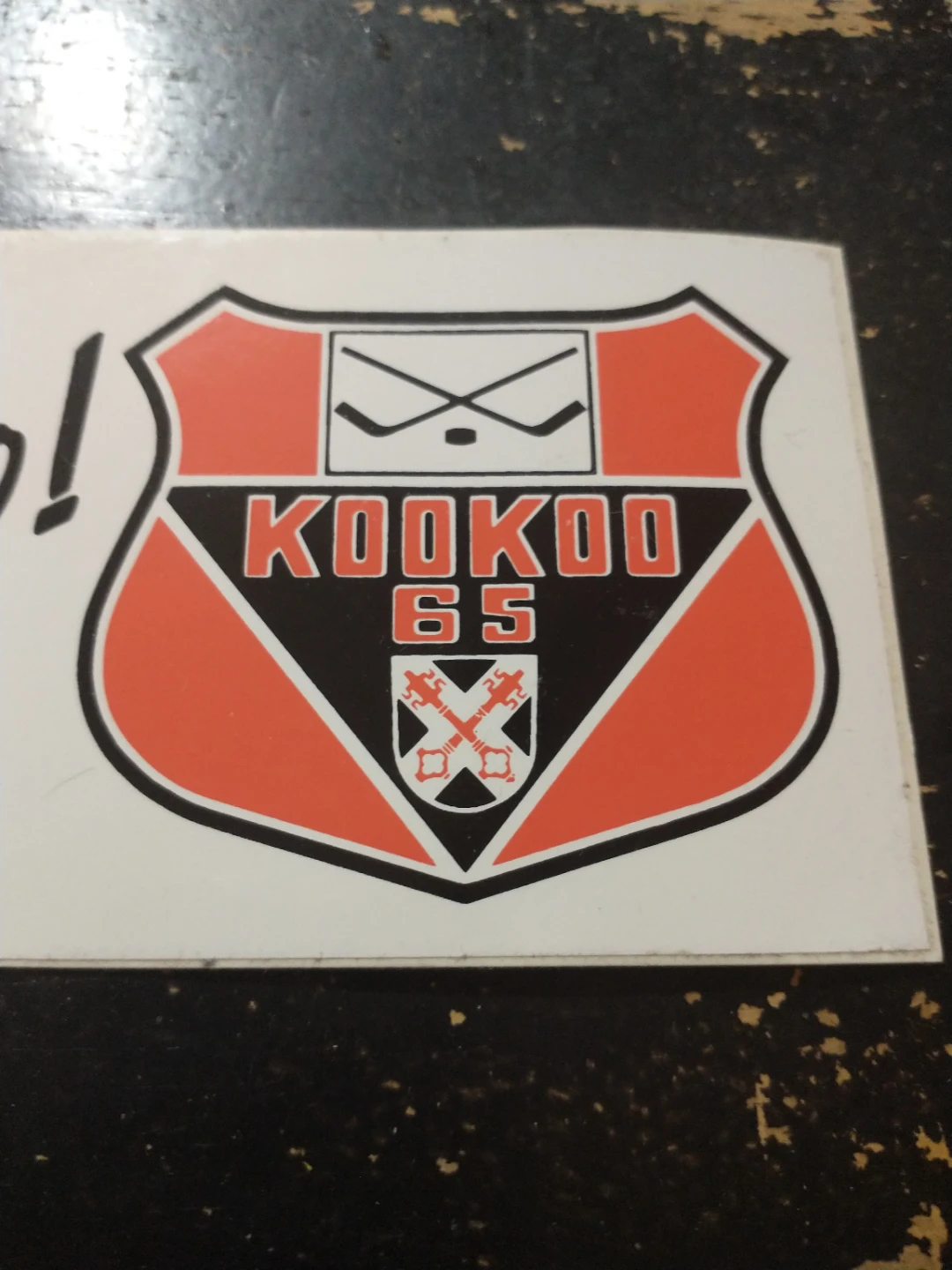 1994 Kookoo 65 Finnish pro hockey sticker