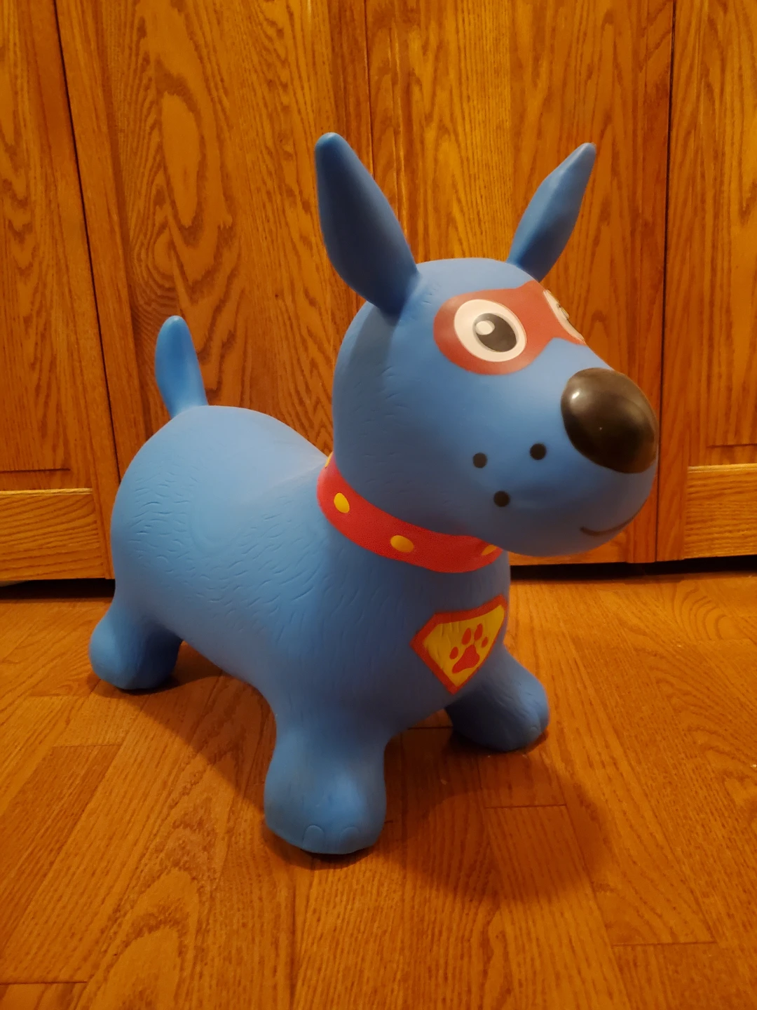 Blue Inflatable Dog Hopper Toy - photo 2