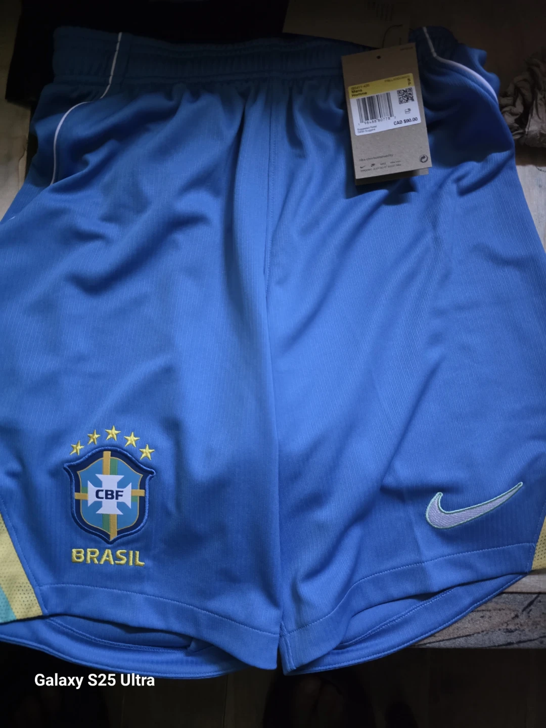 Nike Brazil CBF Soccer Shorts - Size S - photo 3