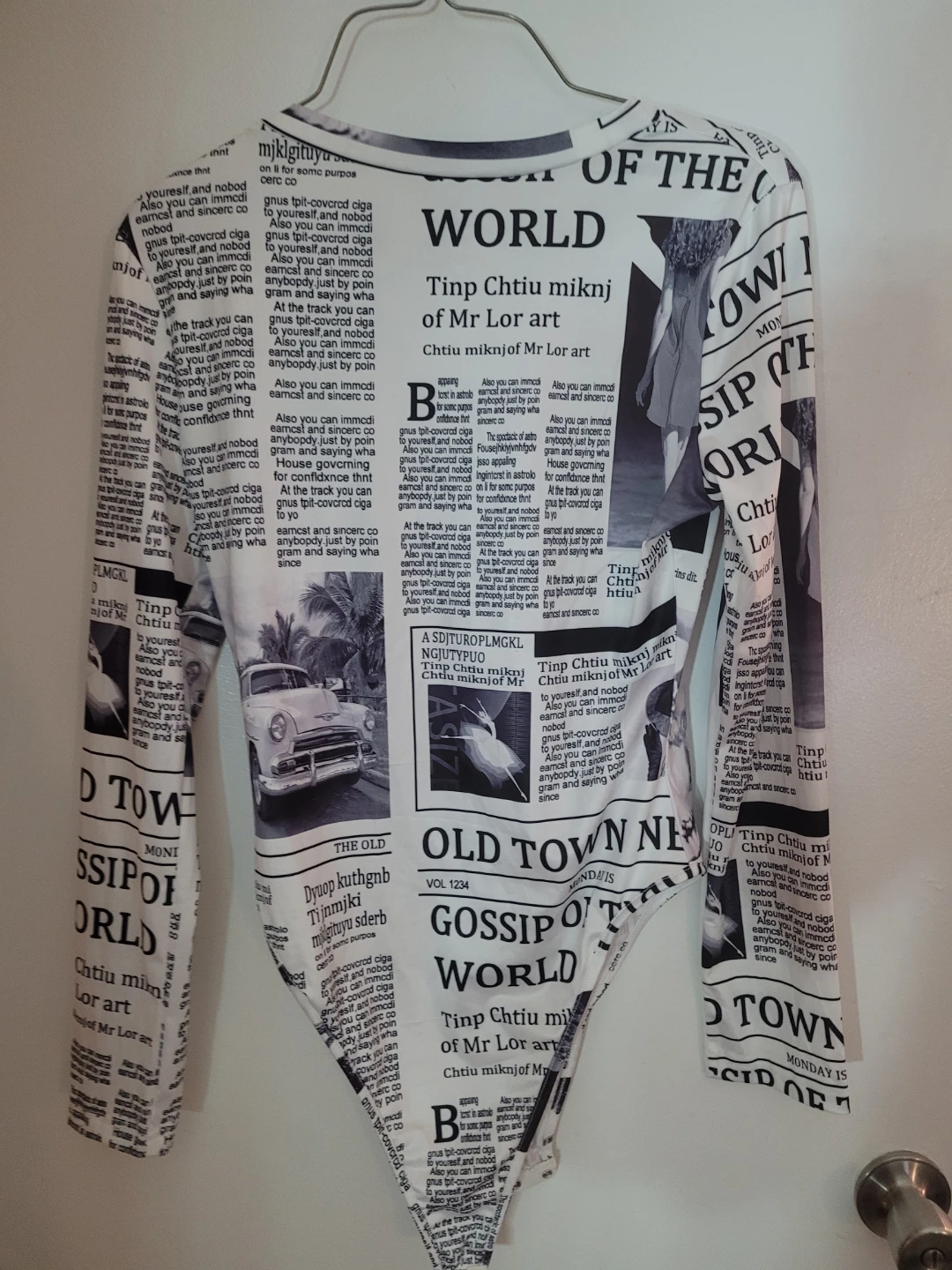 Long Sleeve Graphic Bodysuit - photo 2
