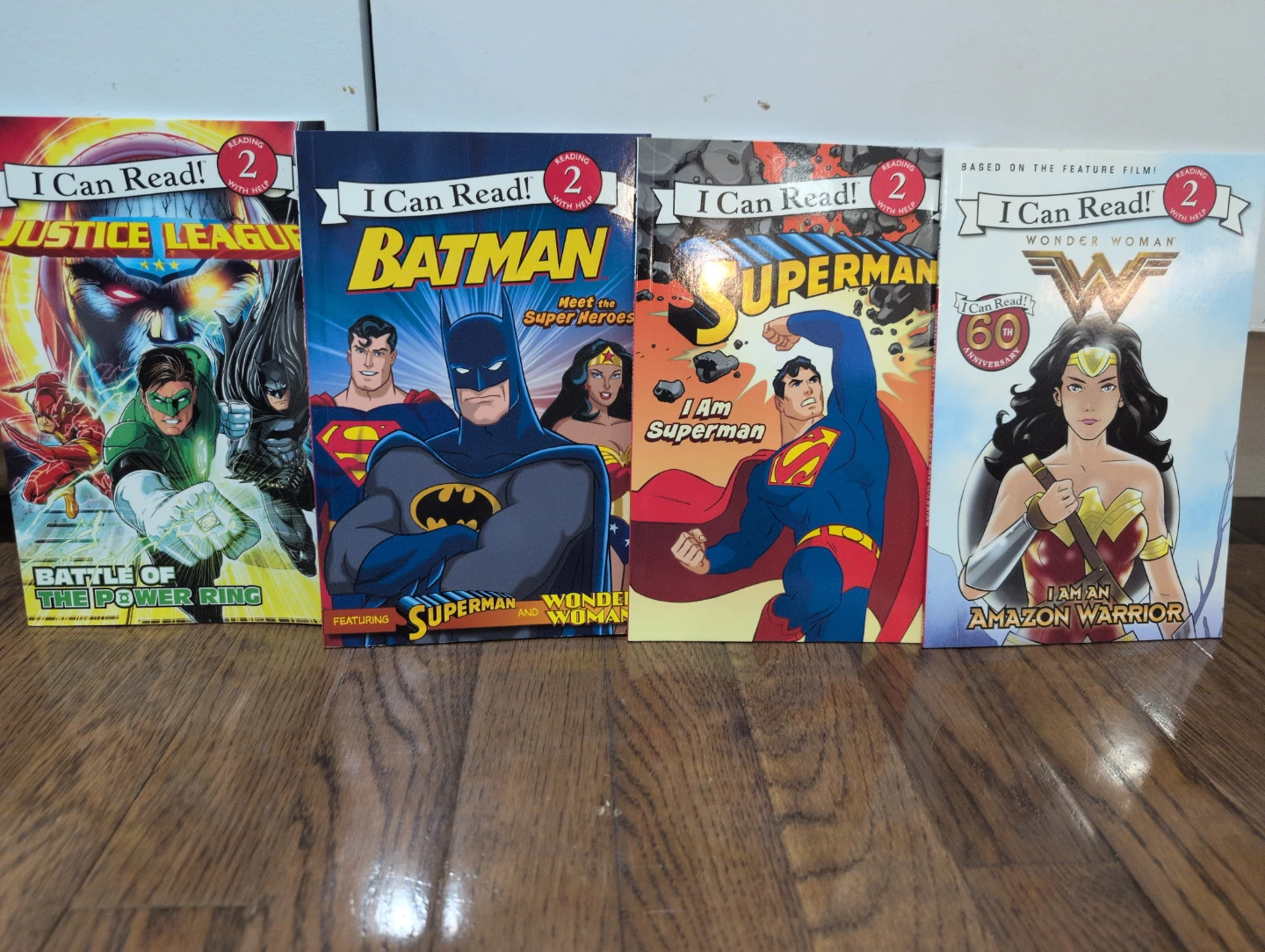 Learn to read super hero book set of 4