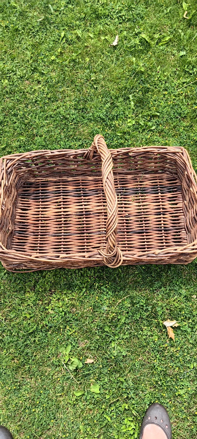 Wicker Basket with Handle - must be picked up by 28th June