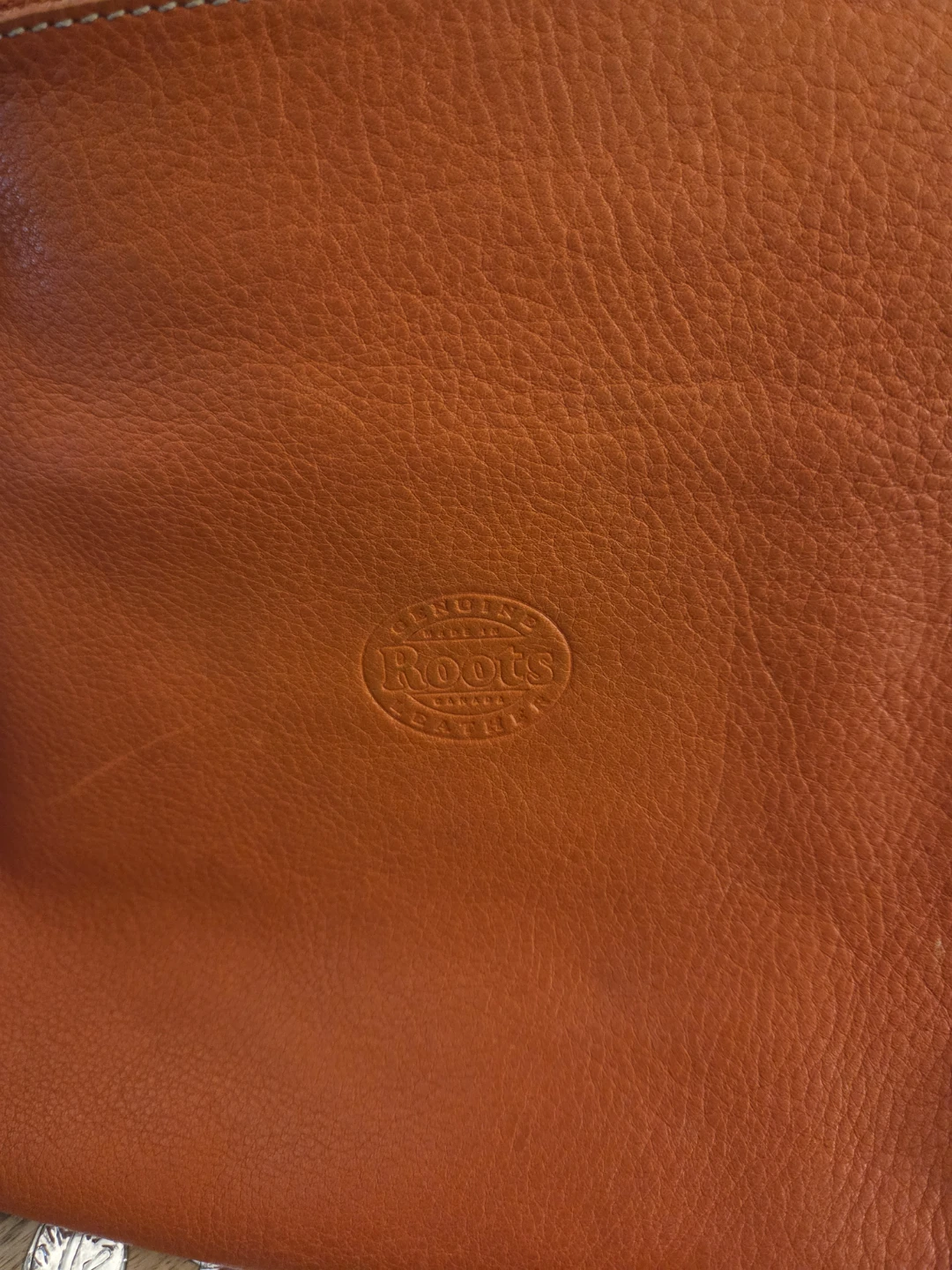 Roots Leather Crossbody Bag - Orange - photo 2