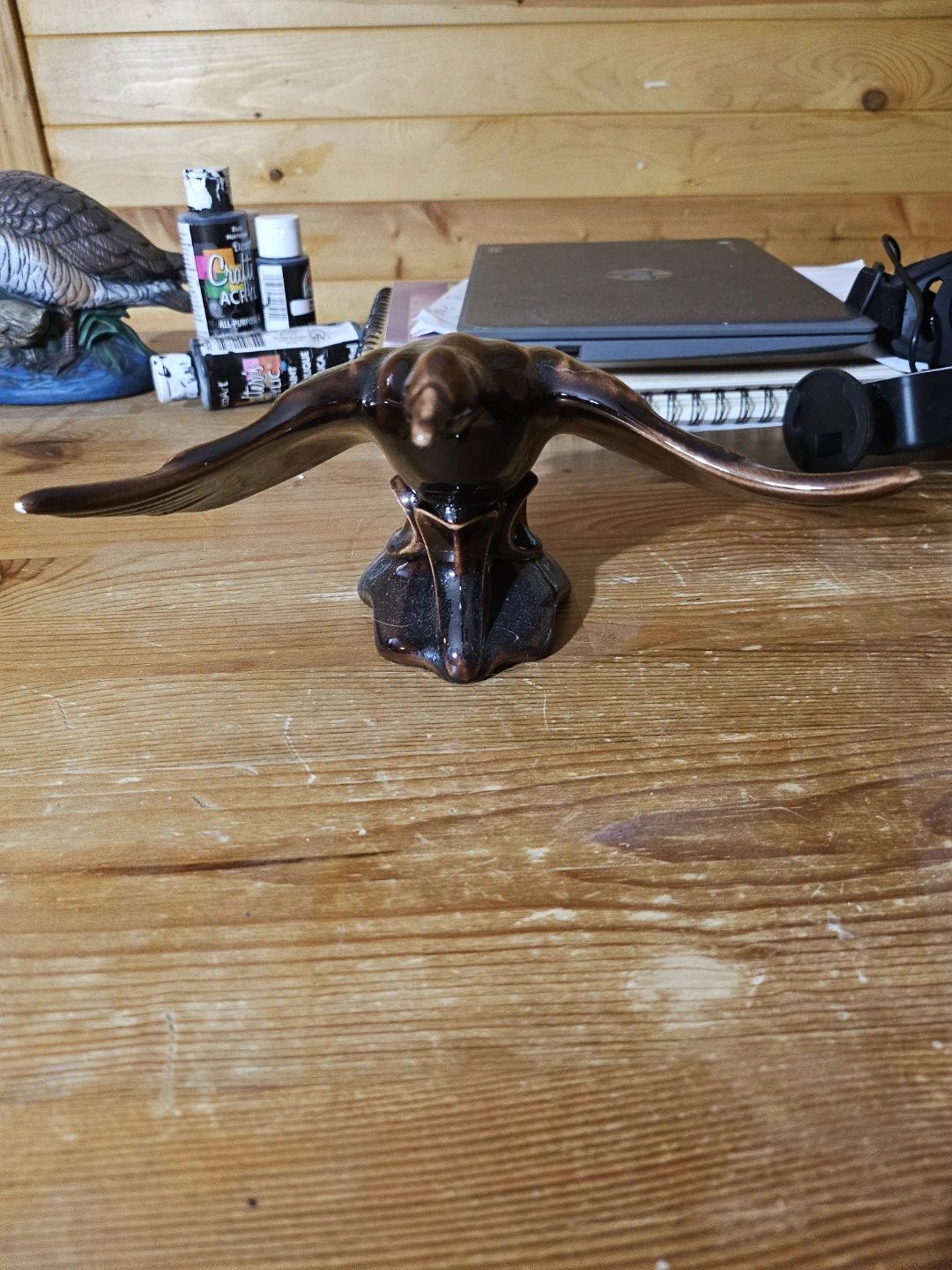 Ceramic Flying Duck Figurine - photo 2