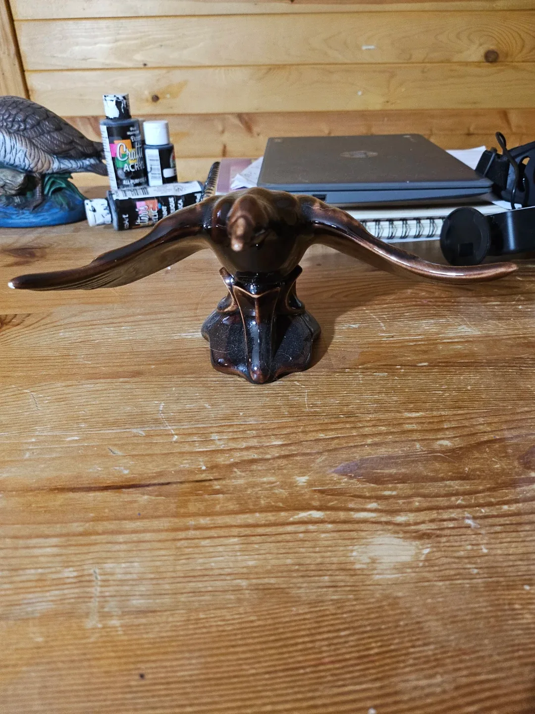 Ceramic Flying Duck Figurine - photo 2