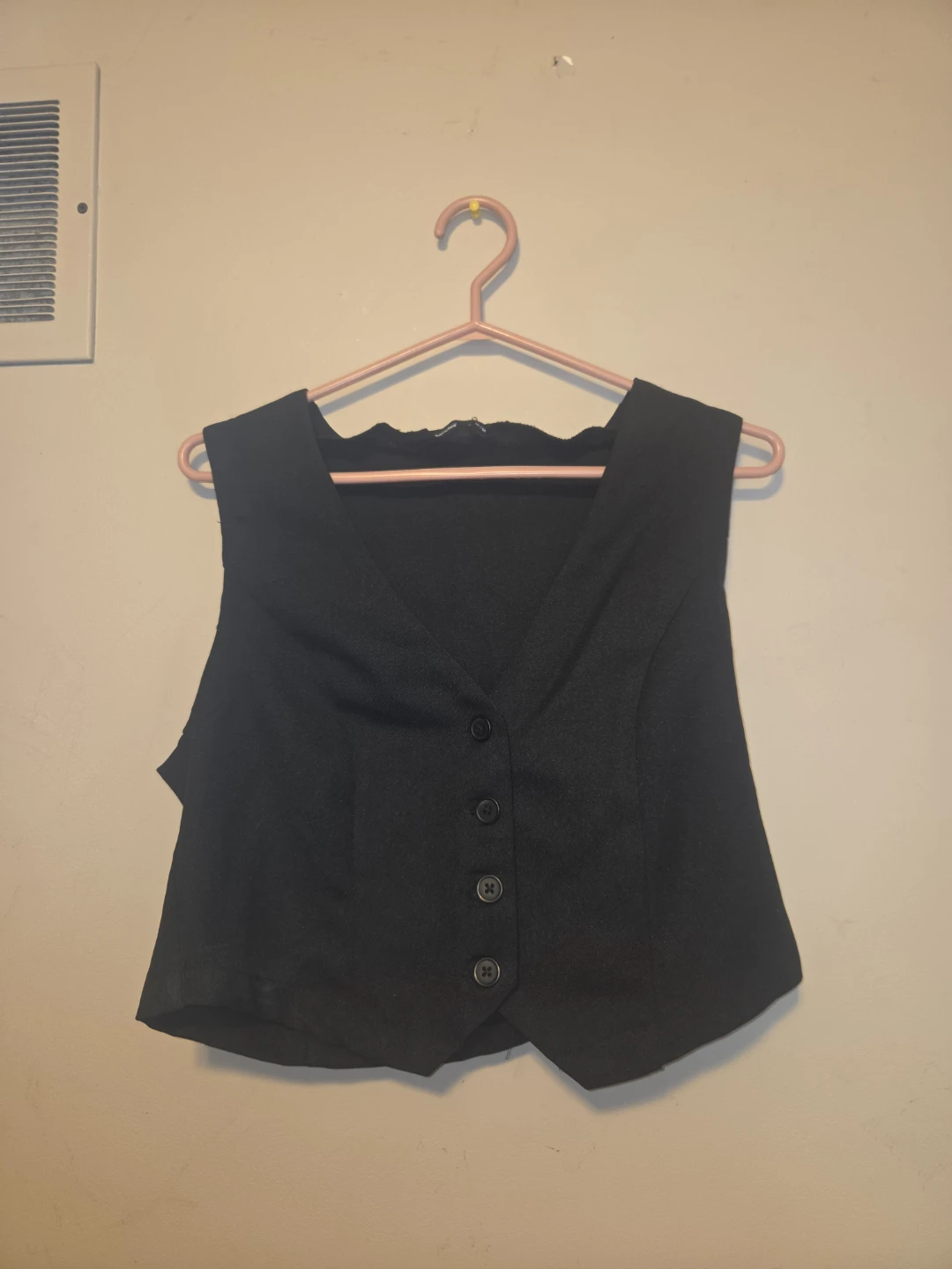 Black Sleeveless Vest size M