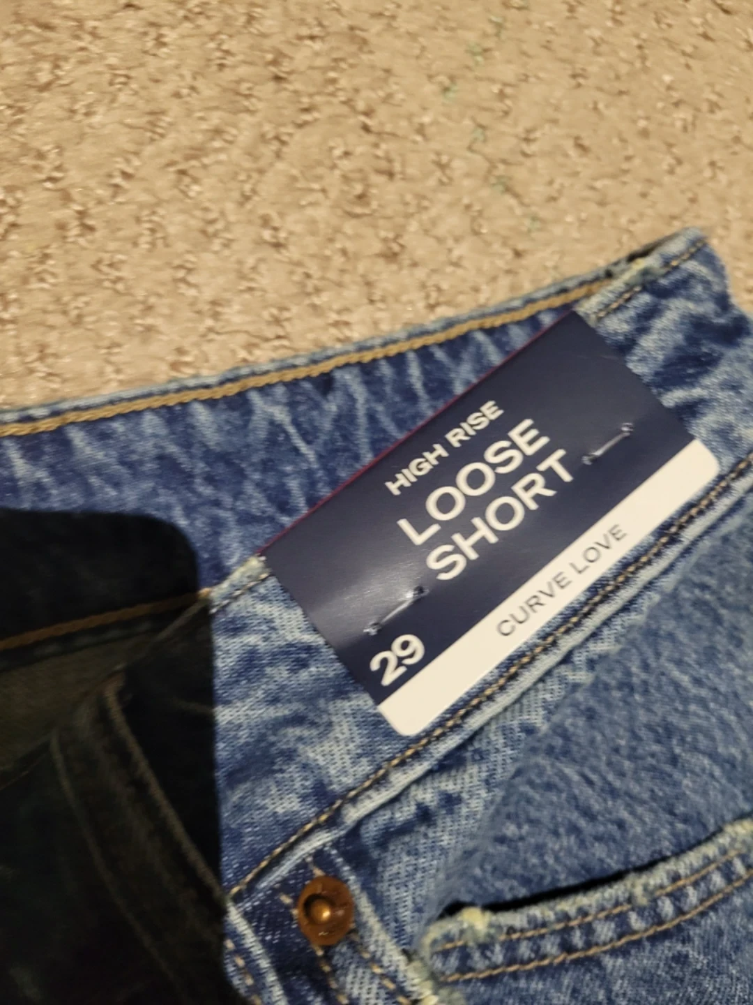 Abercrombie & Fitch High Rise Loose Shorts Size 29 - photo 3