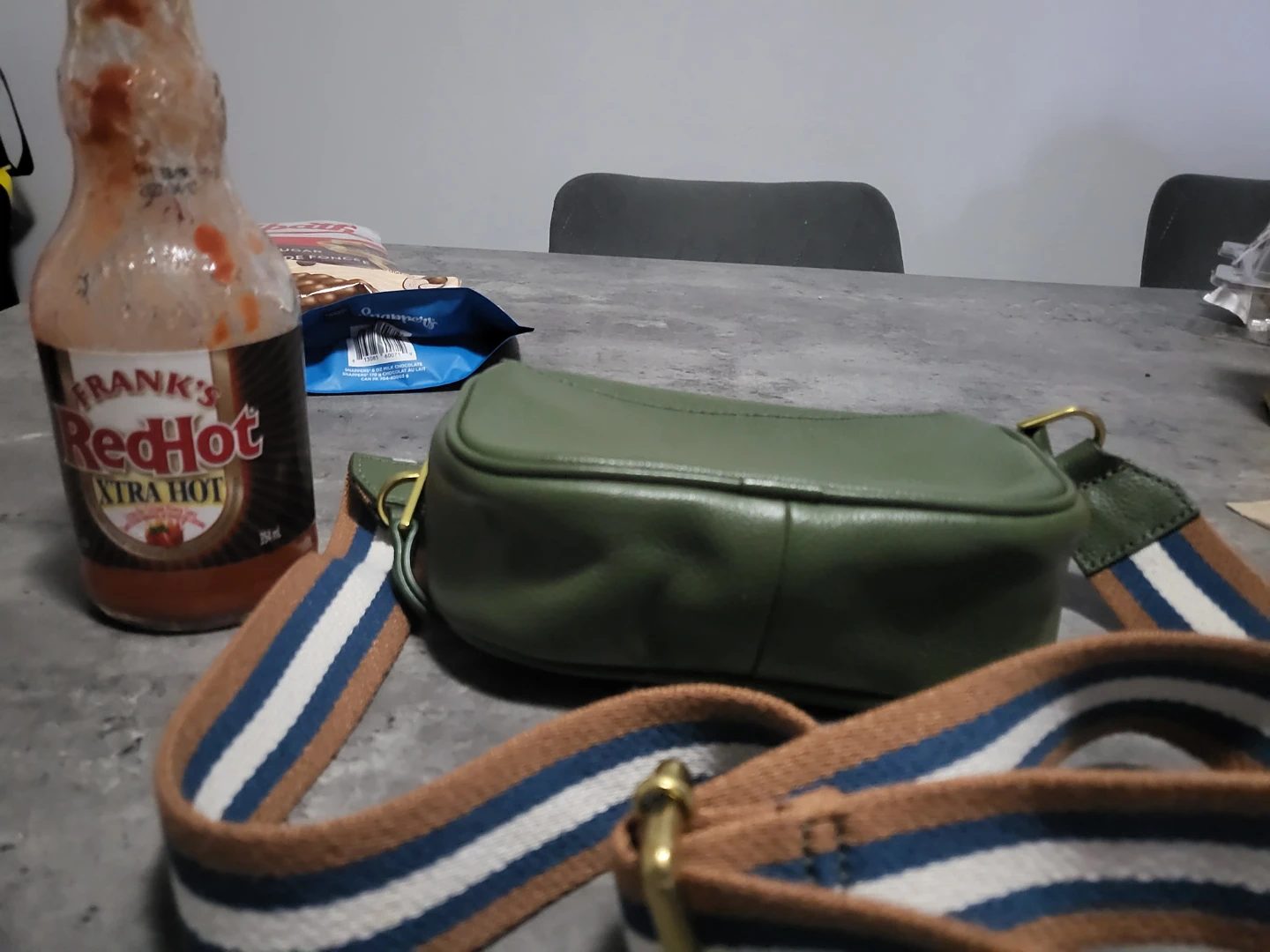 Fossil Green Leather Crossbody Bag - photo 2