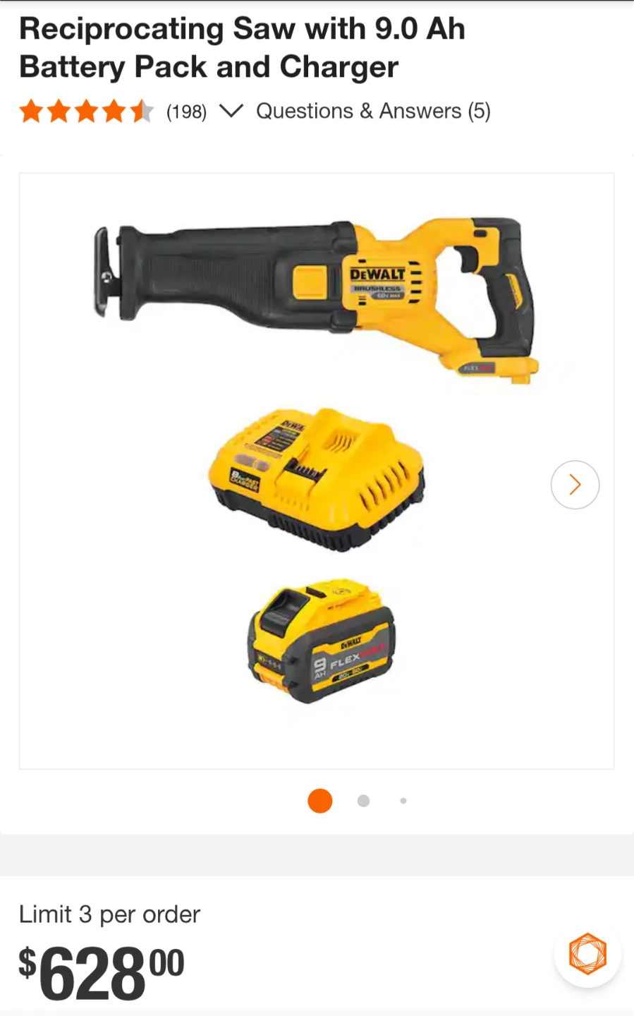 60V Max DeWalt FLEXVOLT Sawzall PRO Contractor Set - photo 2
