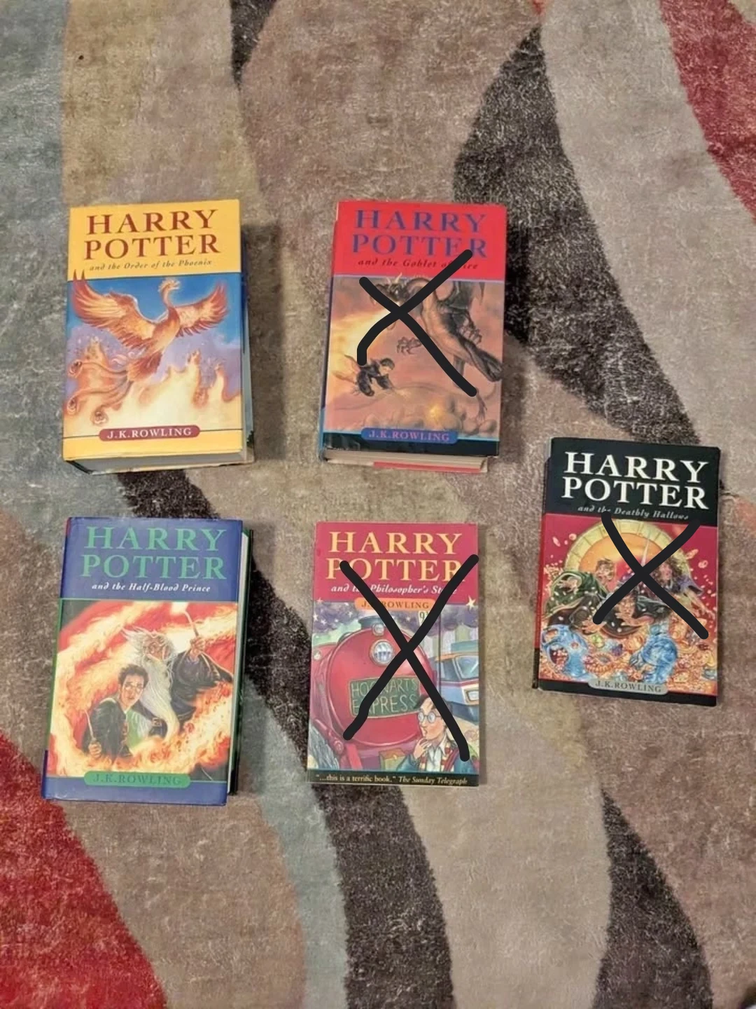 Harry Potter Books 5-7