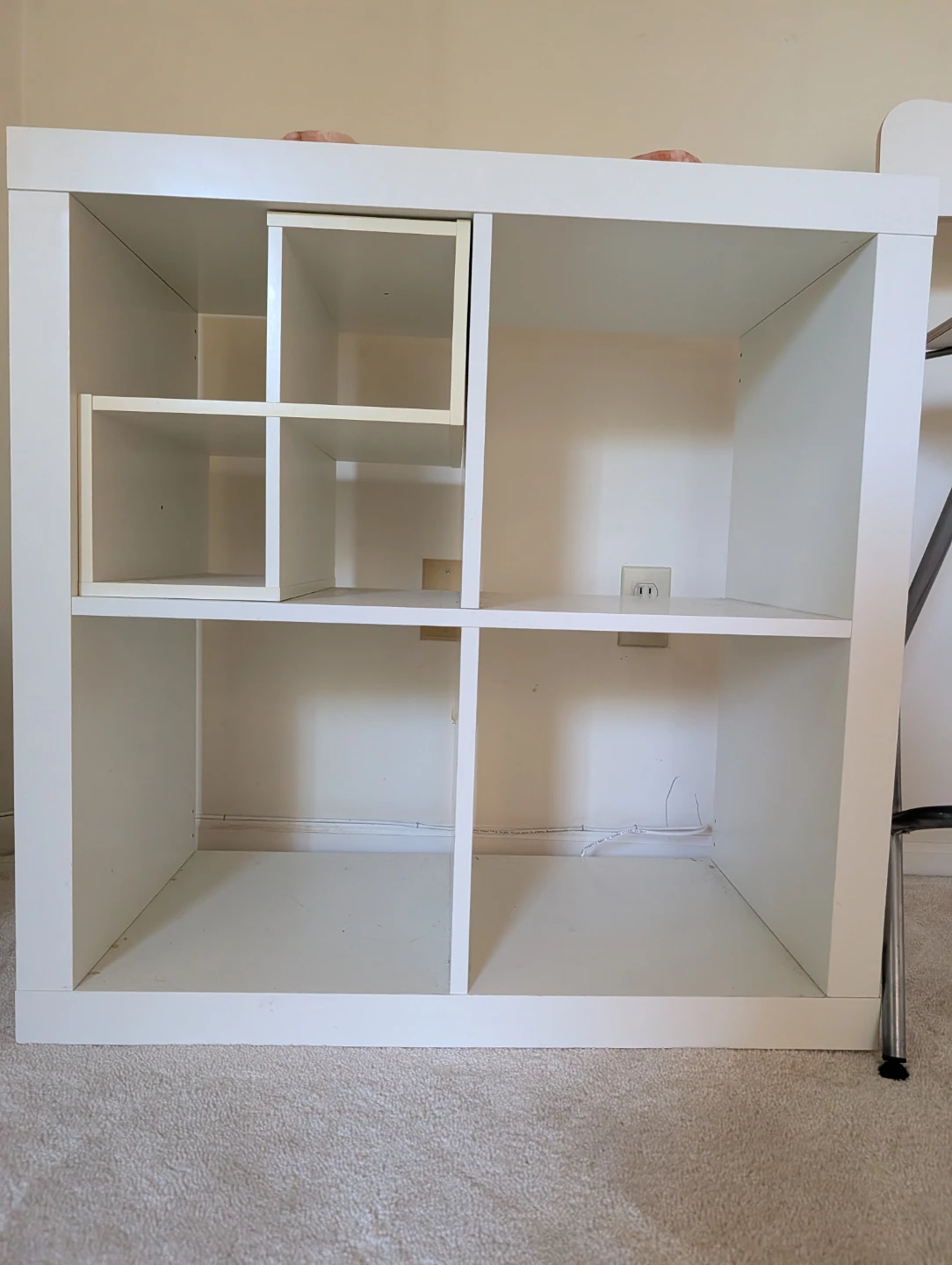 IKEA White cube shelving unit