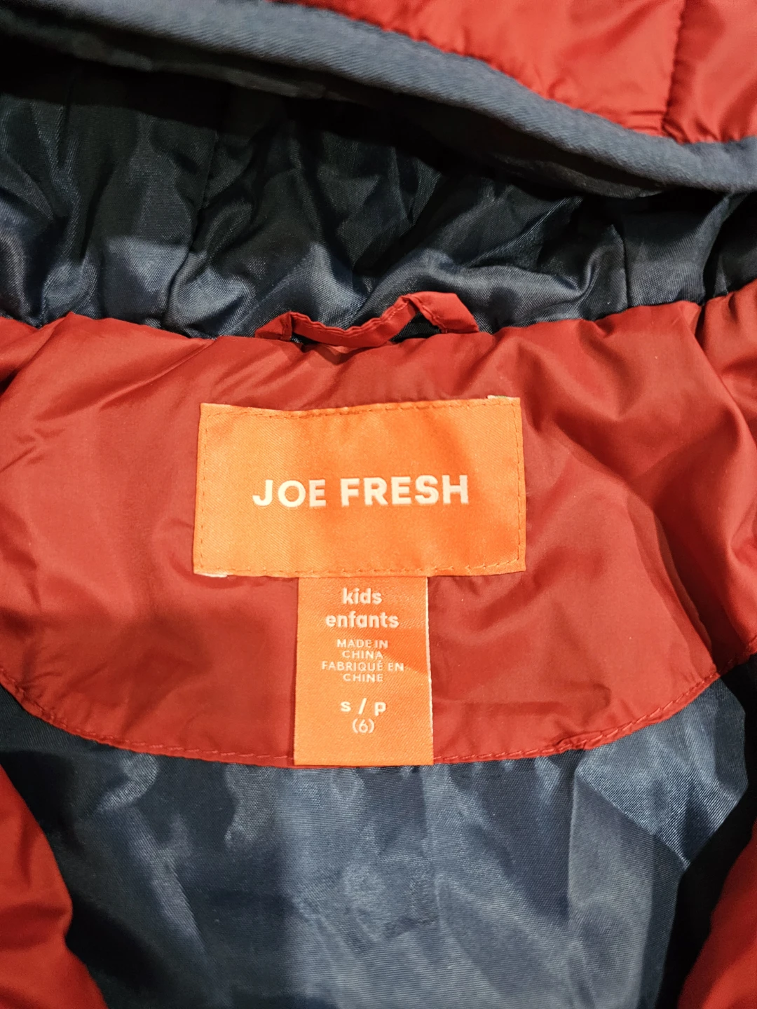 Joe Fresh Kids Puffer Jacket - Red - Size S/P (6) - photo 2