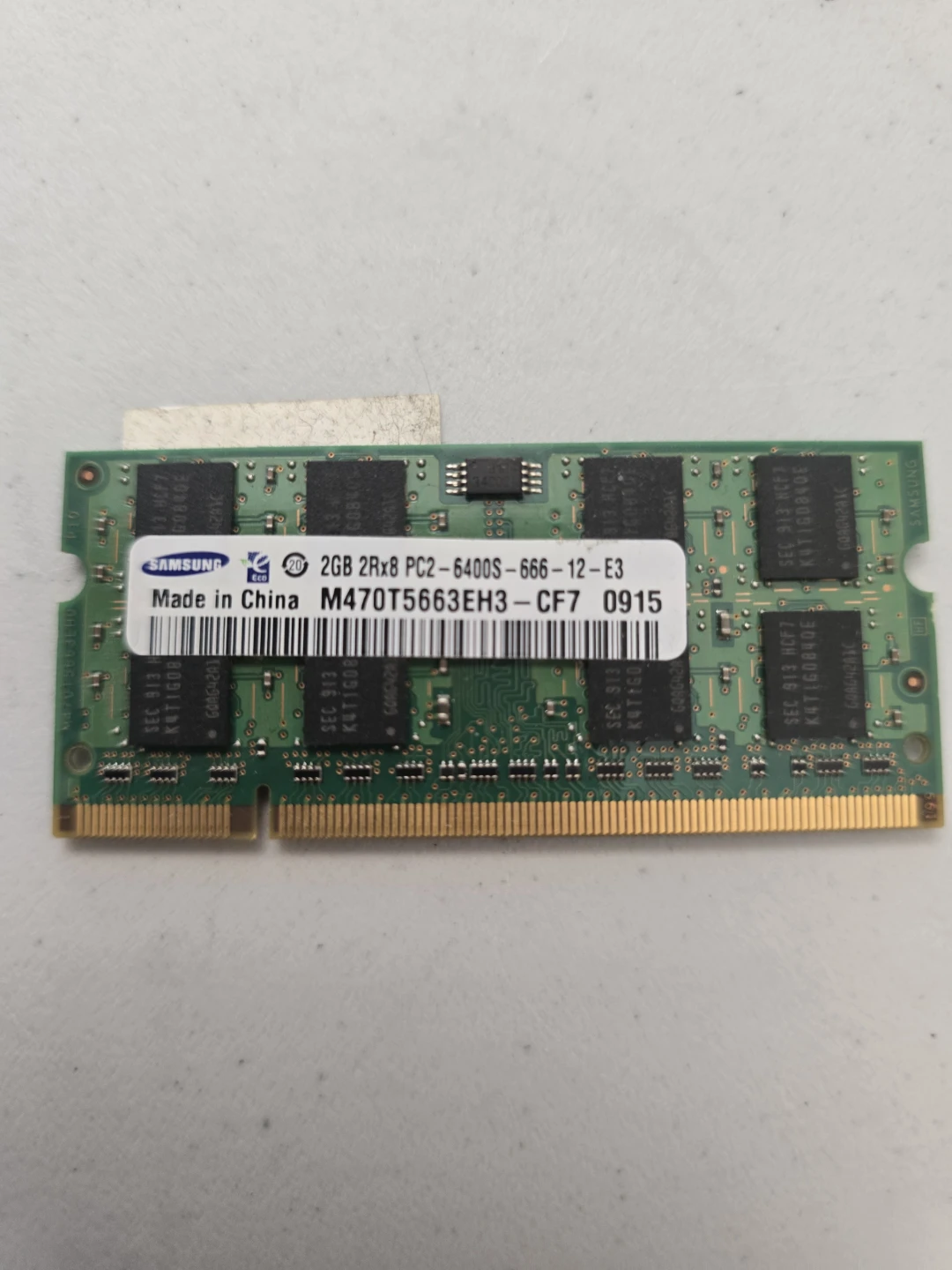 Samsung 2GB PC2-6400 DDR2 RAM Module - photo 3